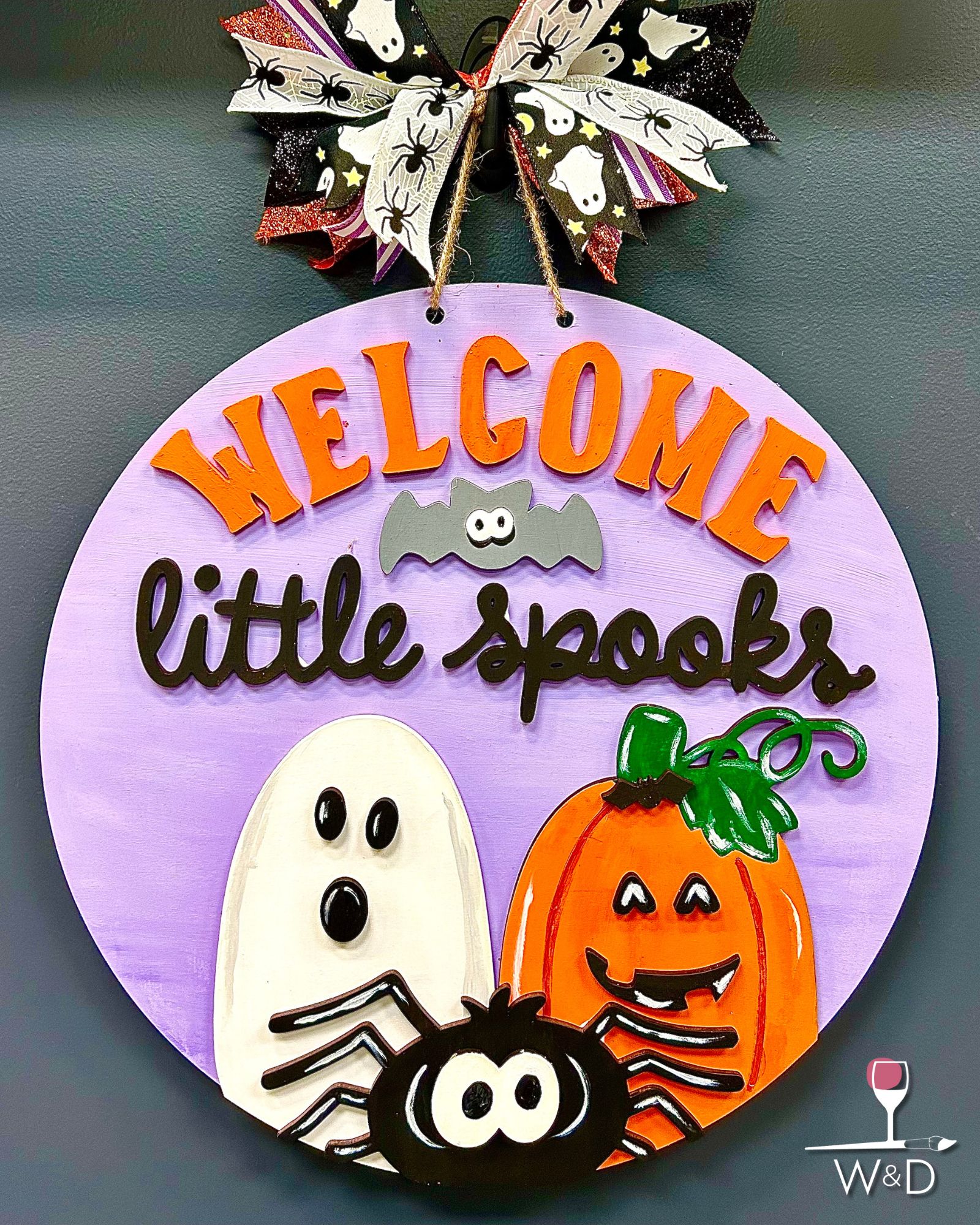 Welcome Little Spooks! Door Hanger