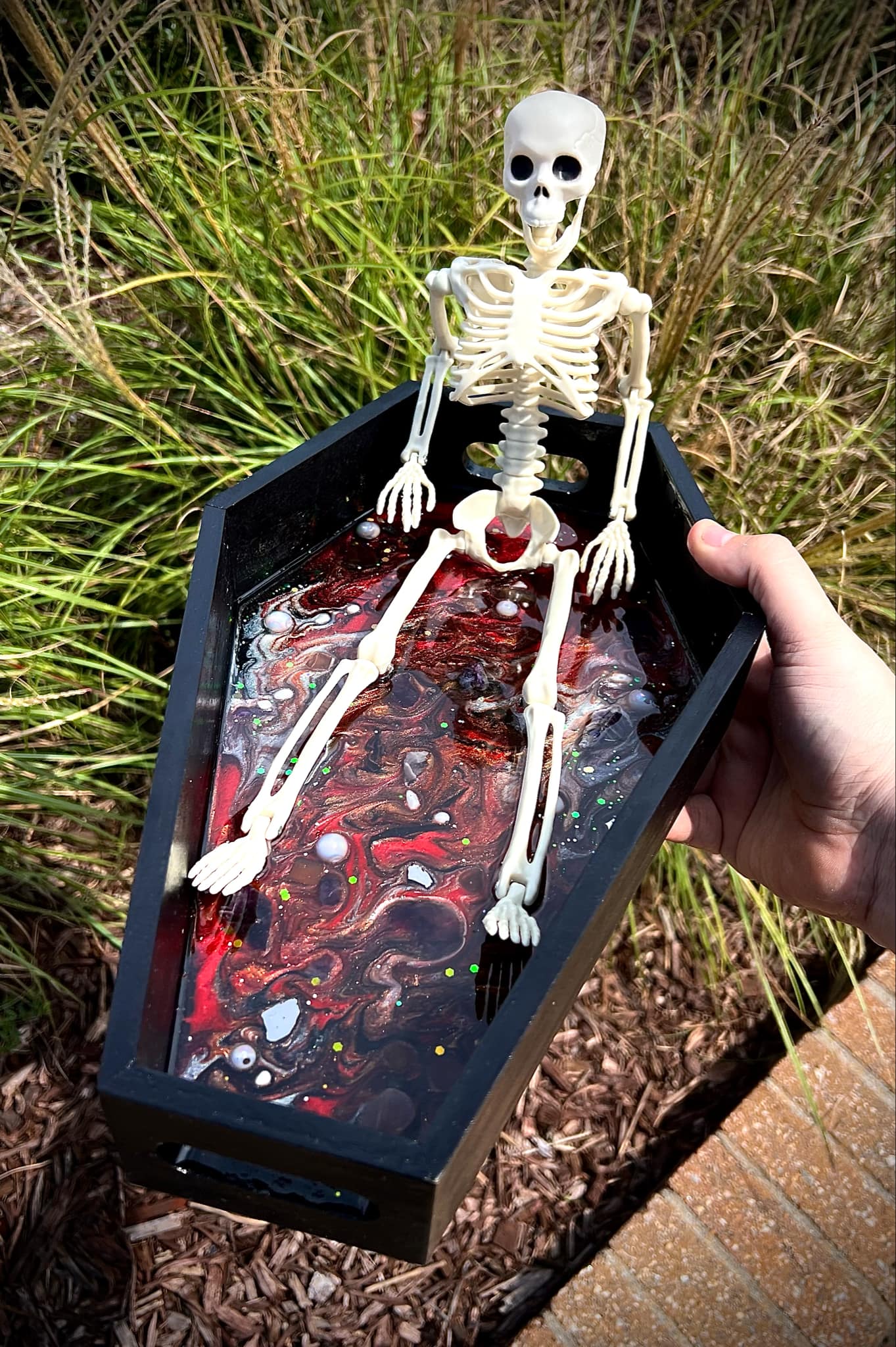 DIY Resin Pour Workshop - Coffin Tray