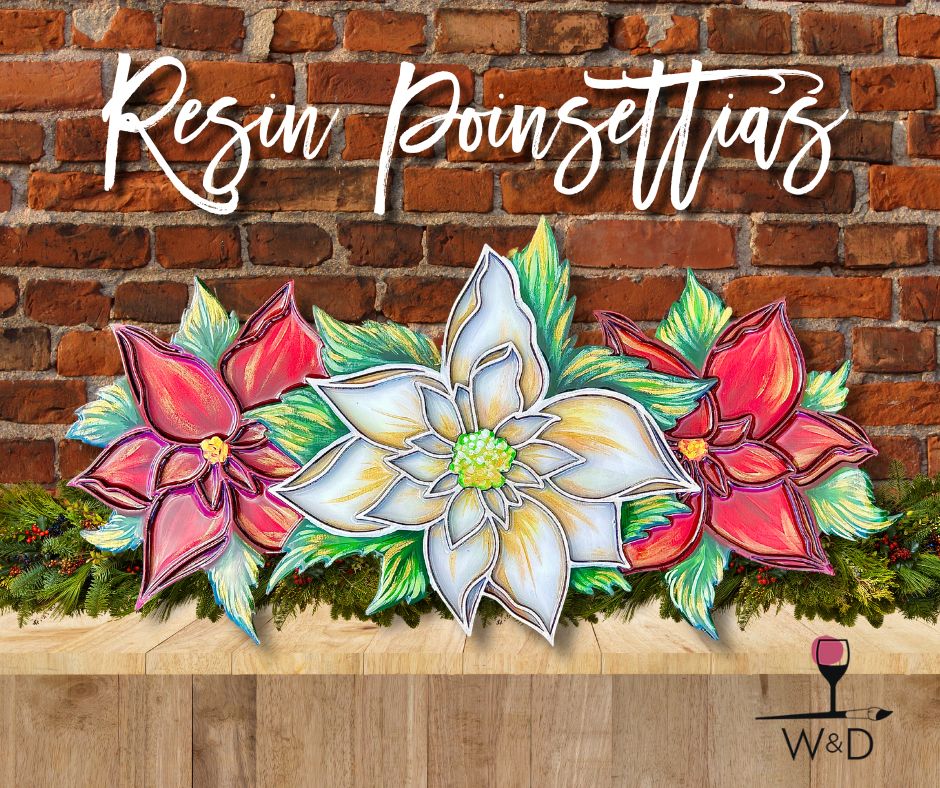 CHRISTMAS IN JULY | DiY EDITION| Resin Poinsettias 
