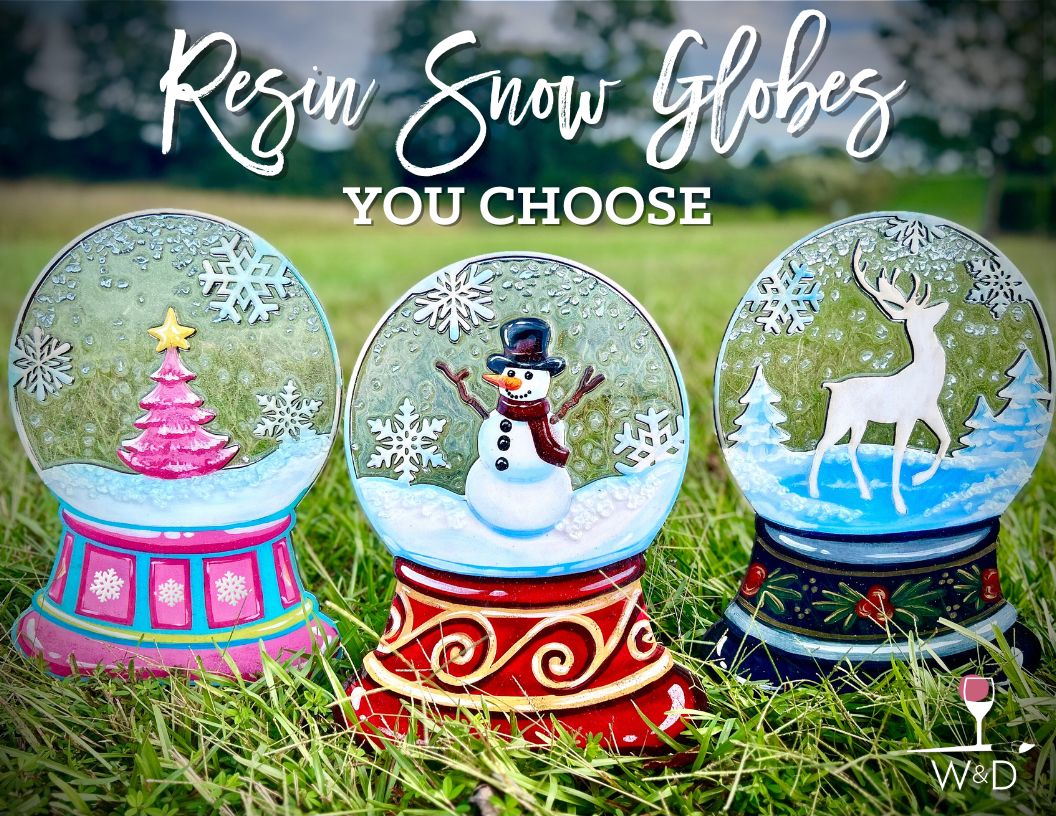 You Choose Resin Snow Globe Workshop