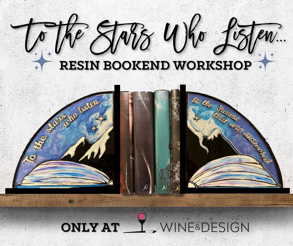 To The Stars Who Listen Resin Book Ends