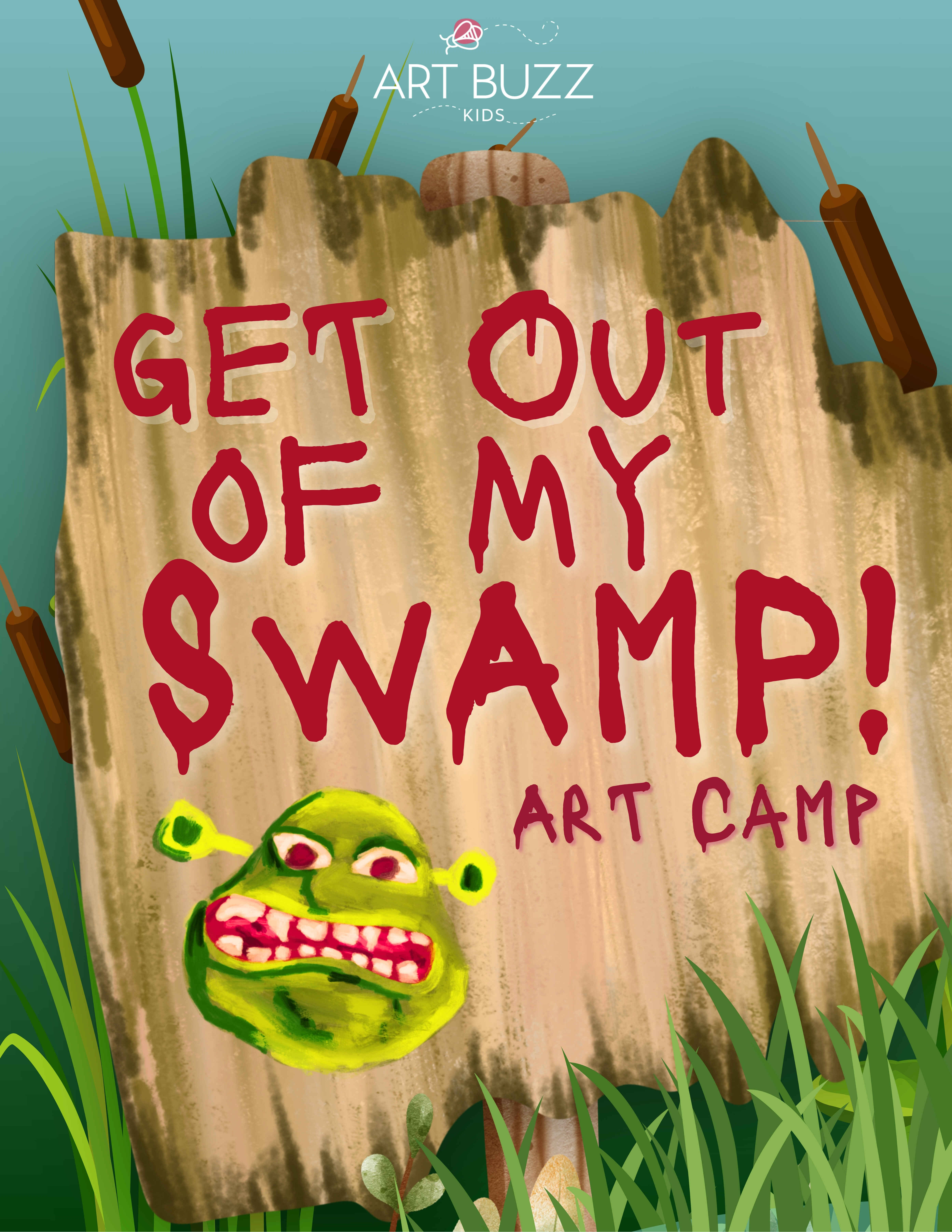 *BLACK FRIDAY SPECIAL* Get Out Of My Swamp Art Camp 6/16-6/20