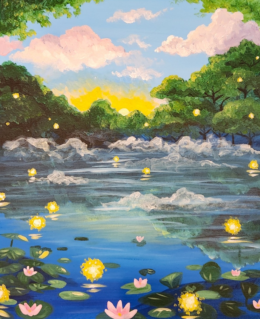 Fireflies At Dawn