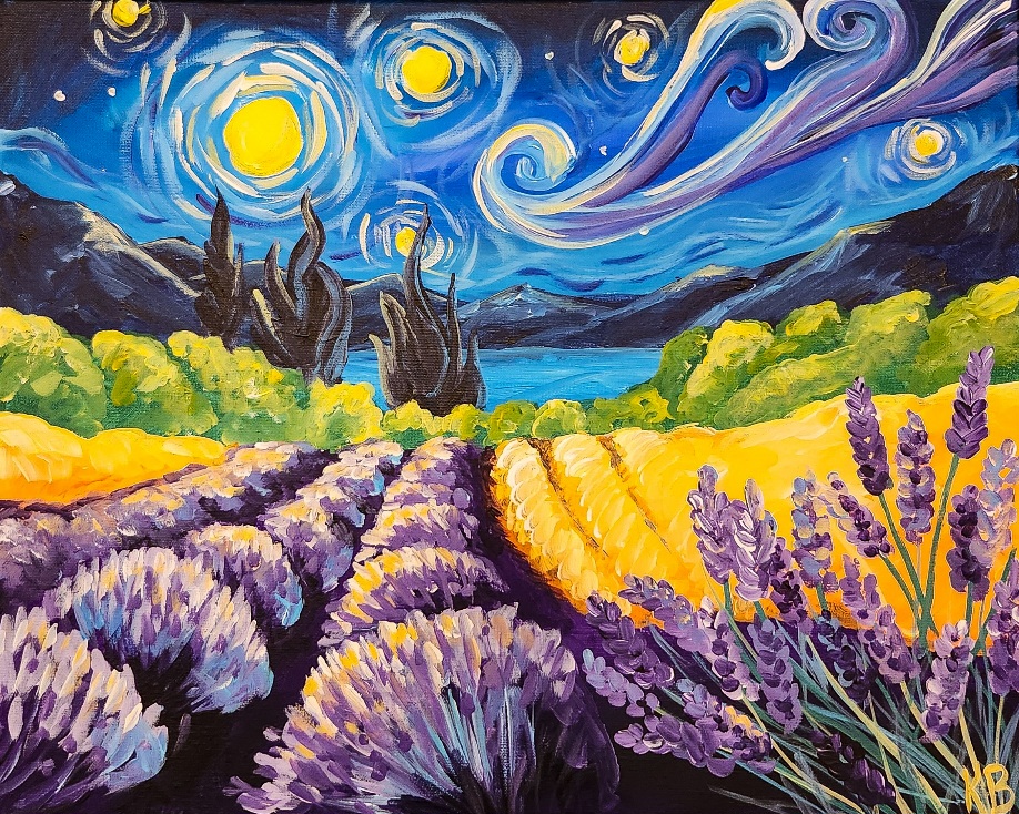 Brand New!! Starry Night Lavender Field 7:00 - 9:00pm