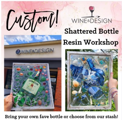 Shattered Bottle Resin Workshop