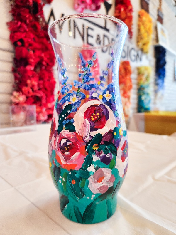 Painted Floral Vase | Workshop