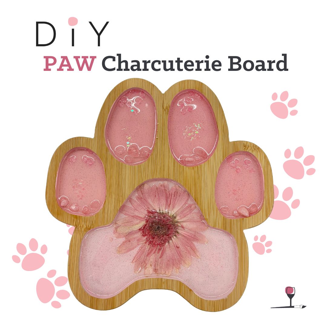 DIY Paw Charcuterie Board - BYOB and Free Parking - Paint Your Pet