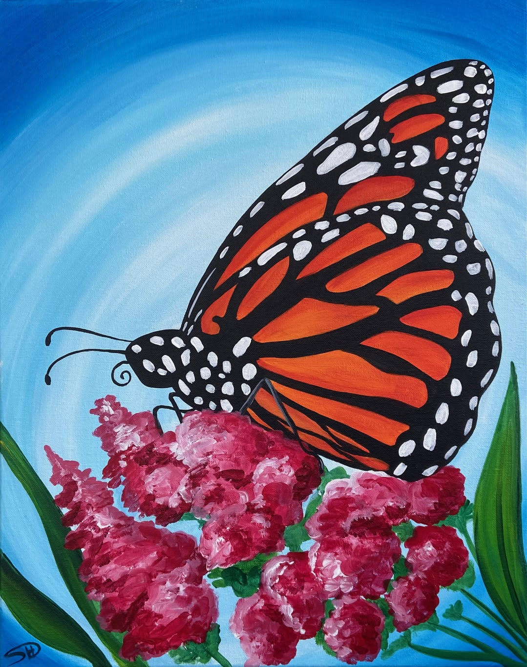 Monarch Butterfly On A Flower