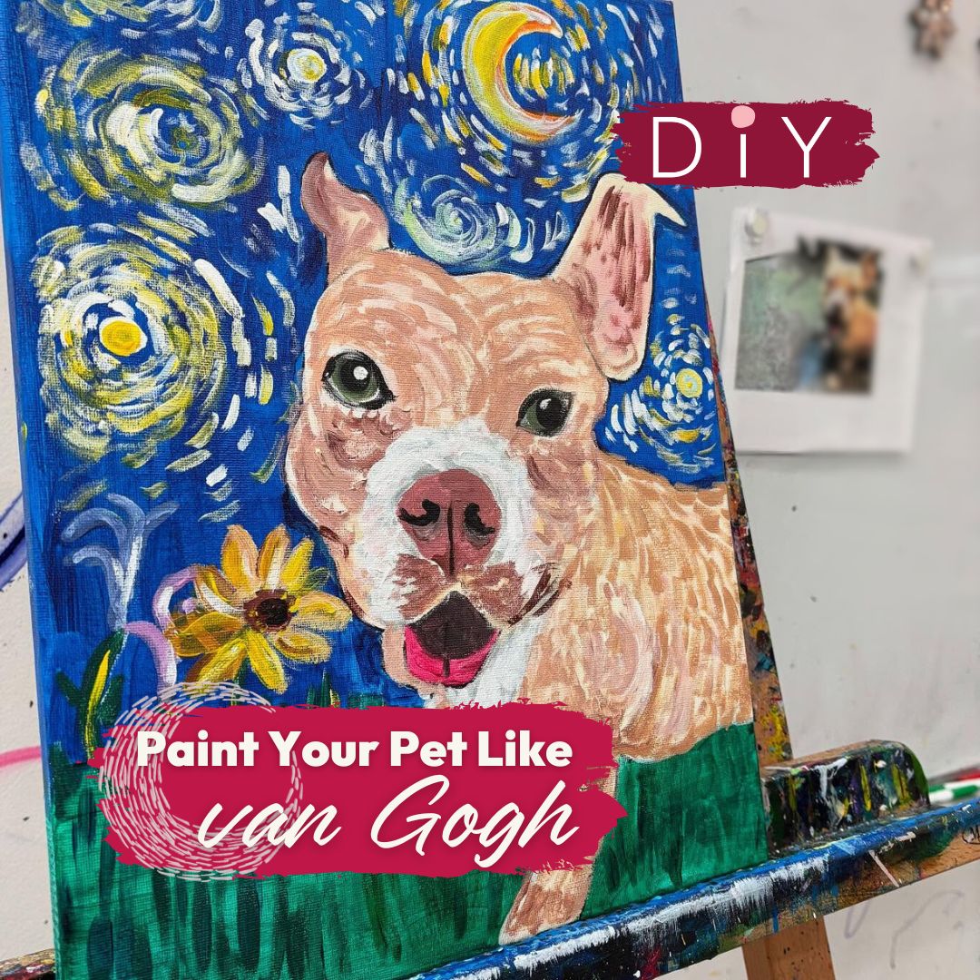 Paint Your Pet Like van Gogh - BYOB and Free Parking
