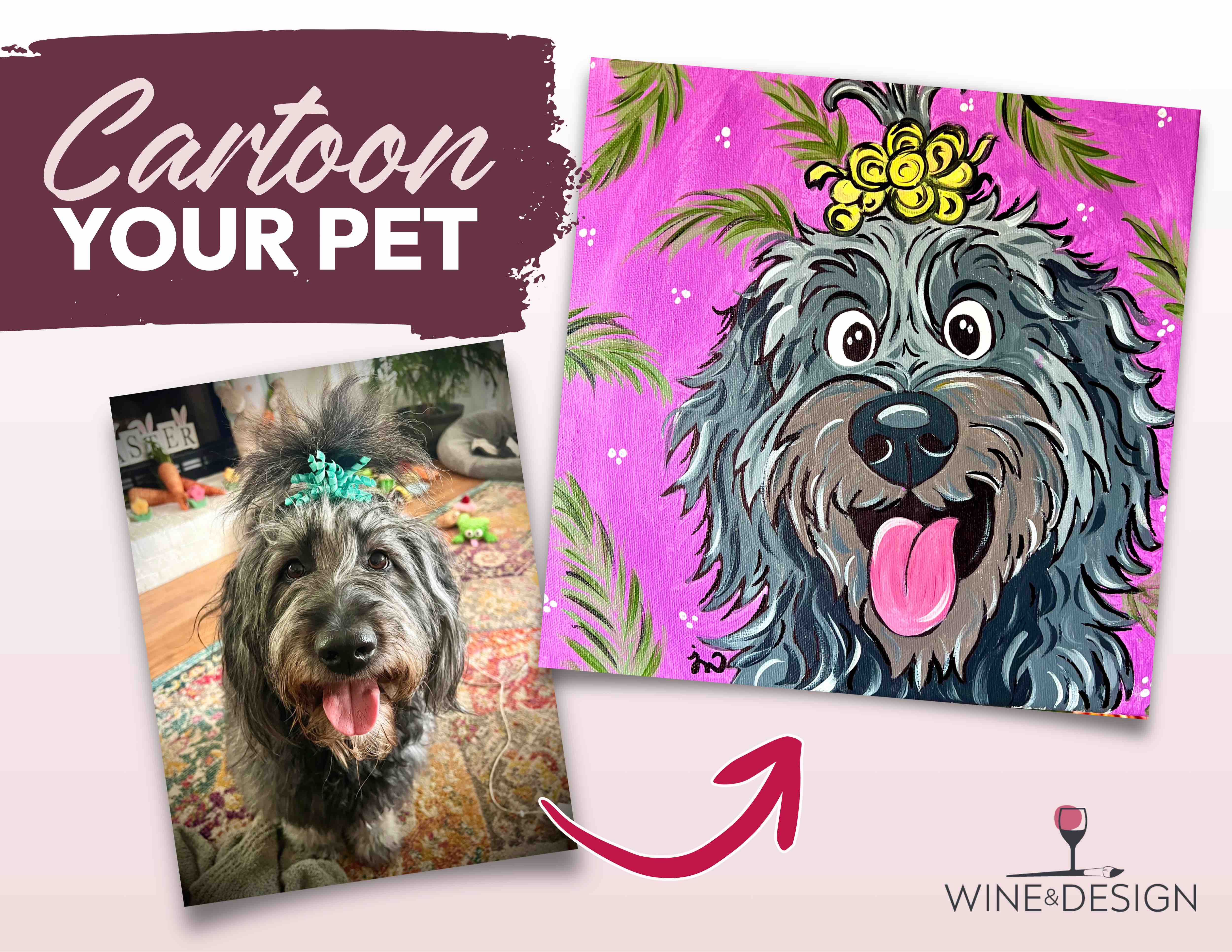 Cartoon Your Pet at Fishtowne Brew House! 