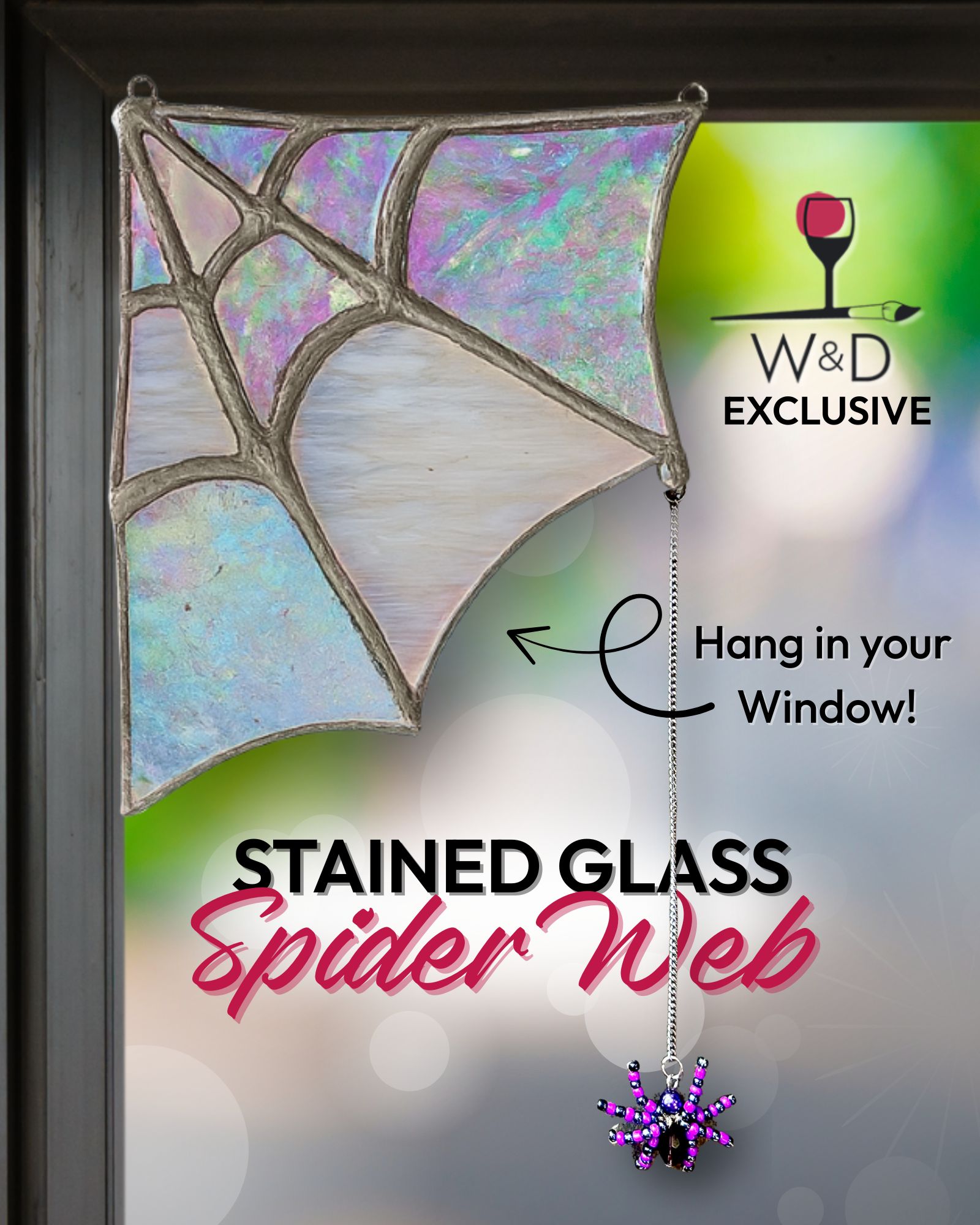 Stained Glass Spiderweb Workshop