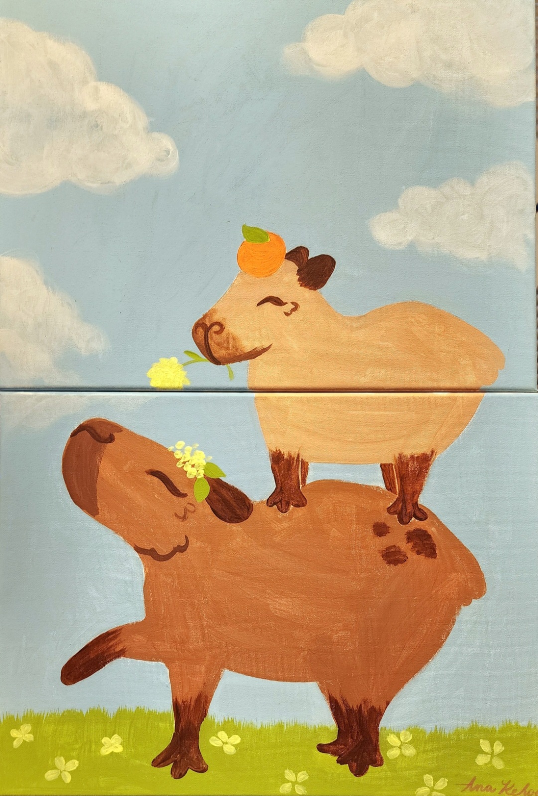 Mini & Me | You Make Me So Cappy! | 1 Ticket = 2 Canvases