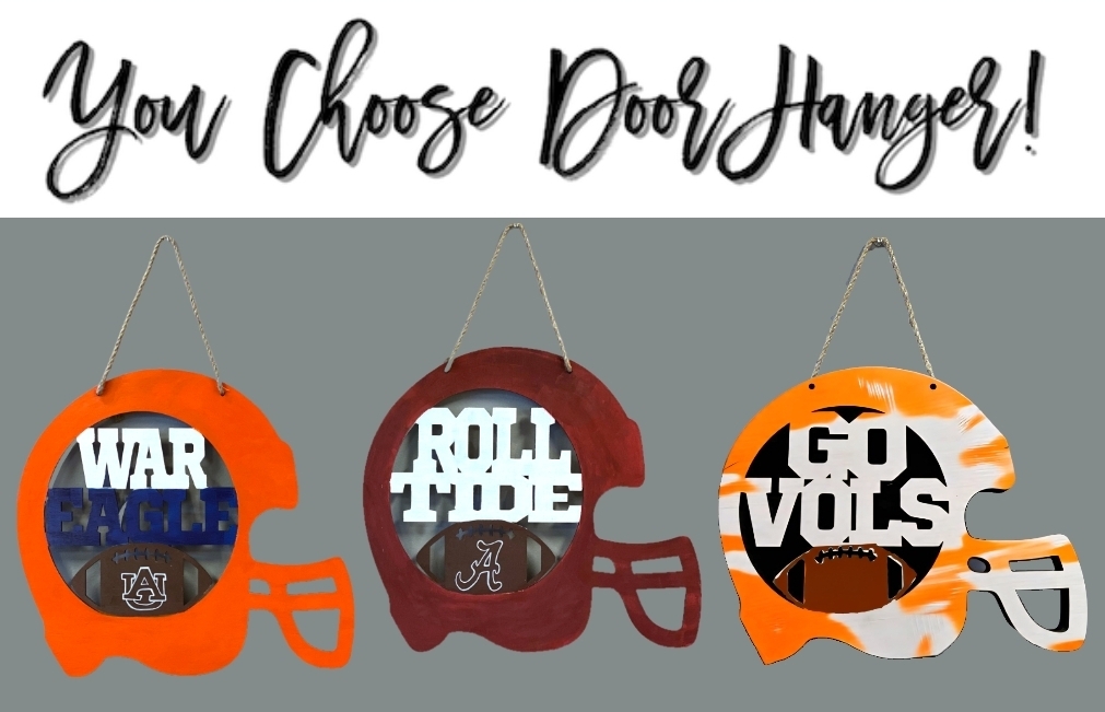 You Choose College Door Hanger