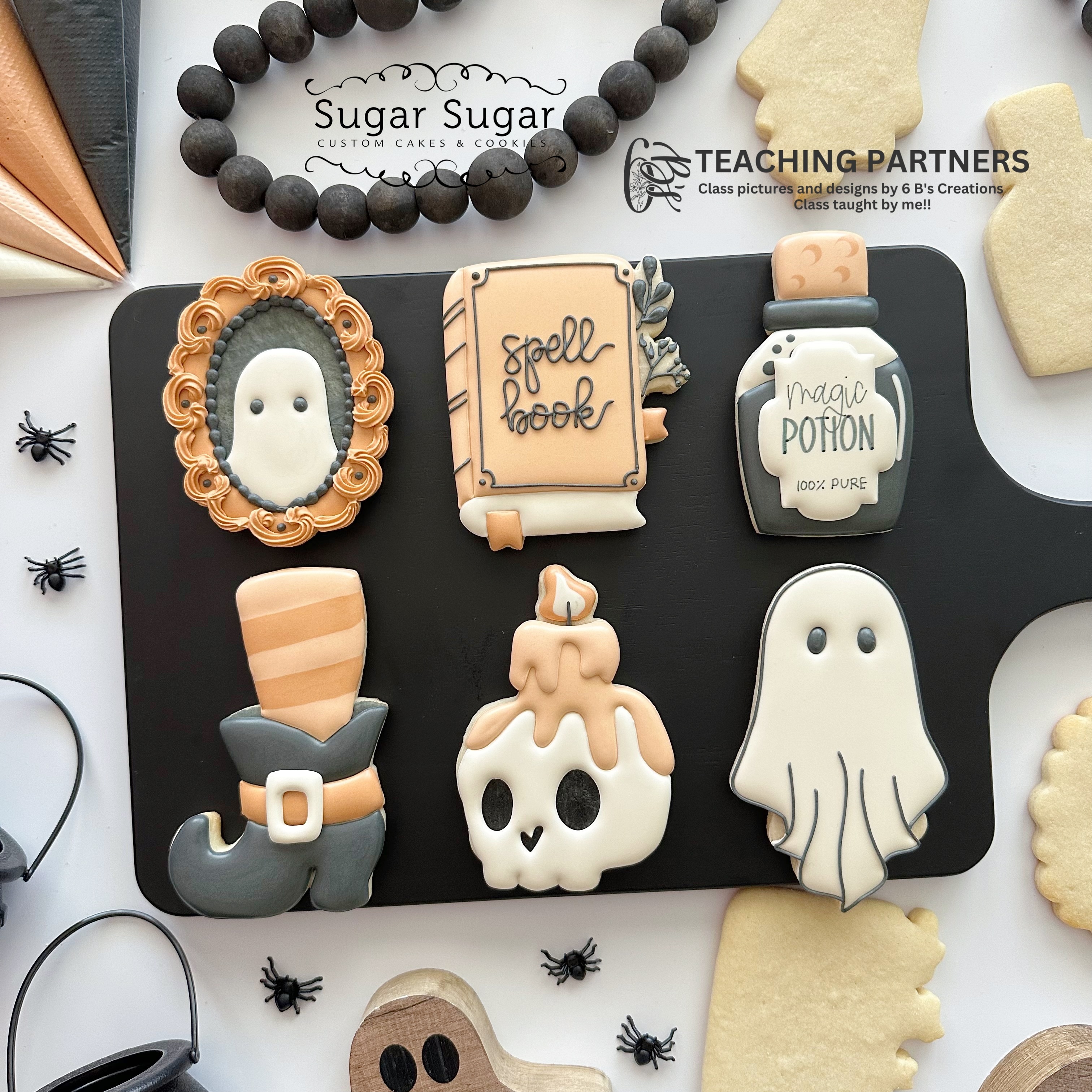 Cookie Decorating Workshop Spooky Cookie featuring Special Guest: Melissa Hediger with Sugar Sugar Custom Cakes & Cookies! 3:00-5:00pm