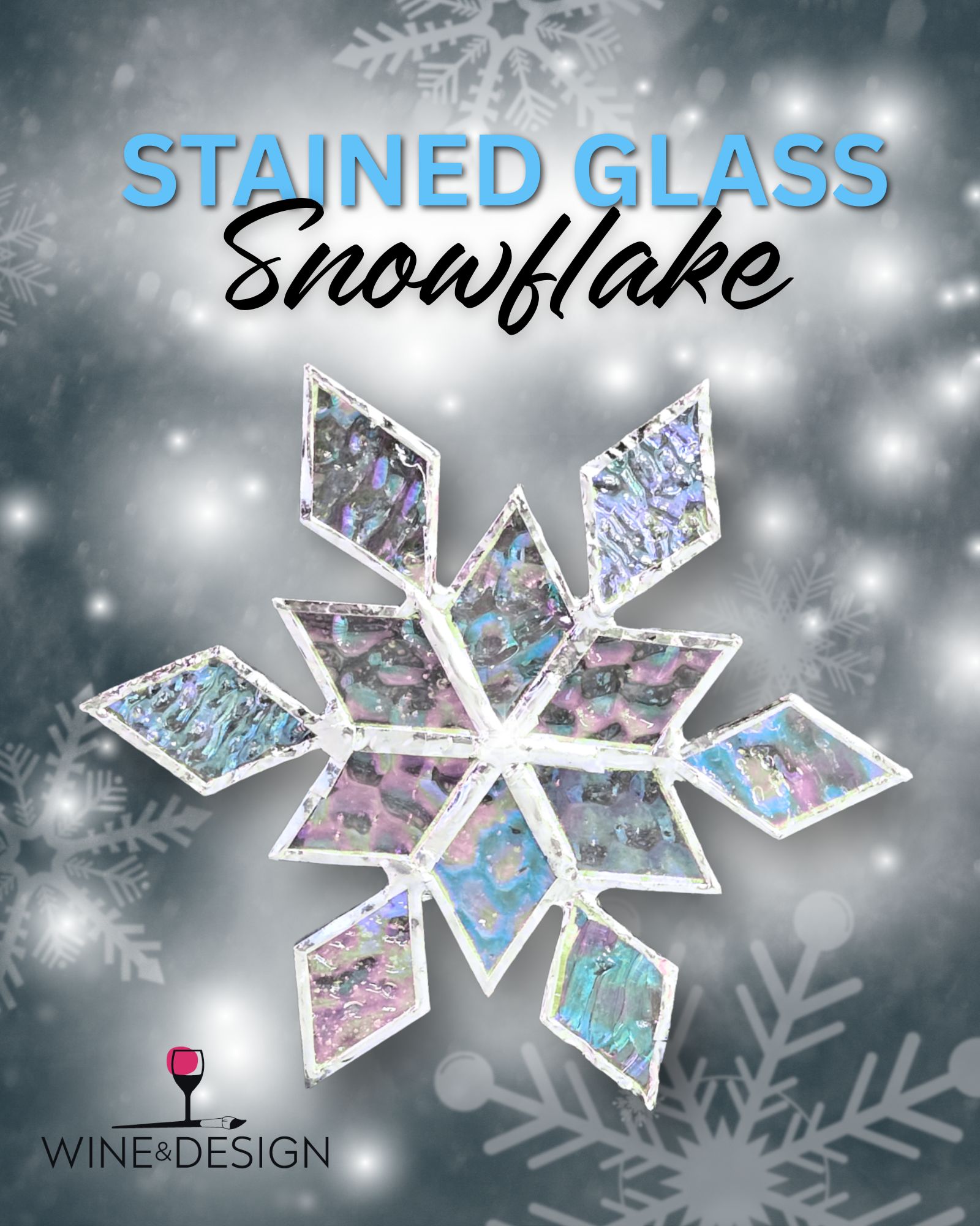 Stained Glass Snowflake