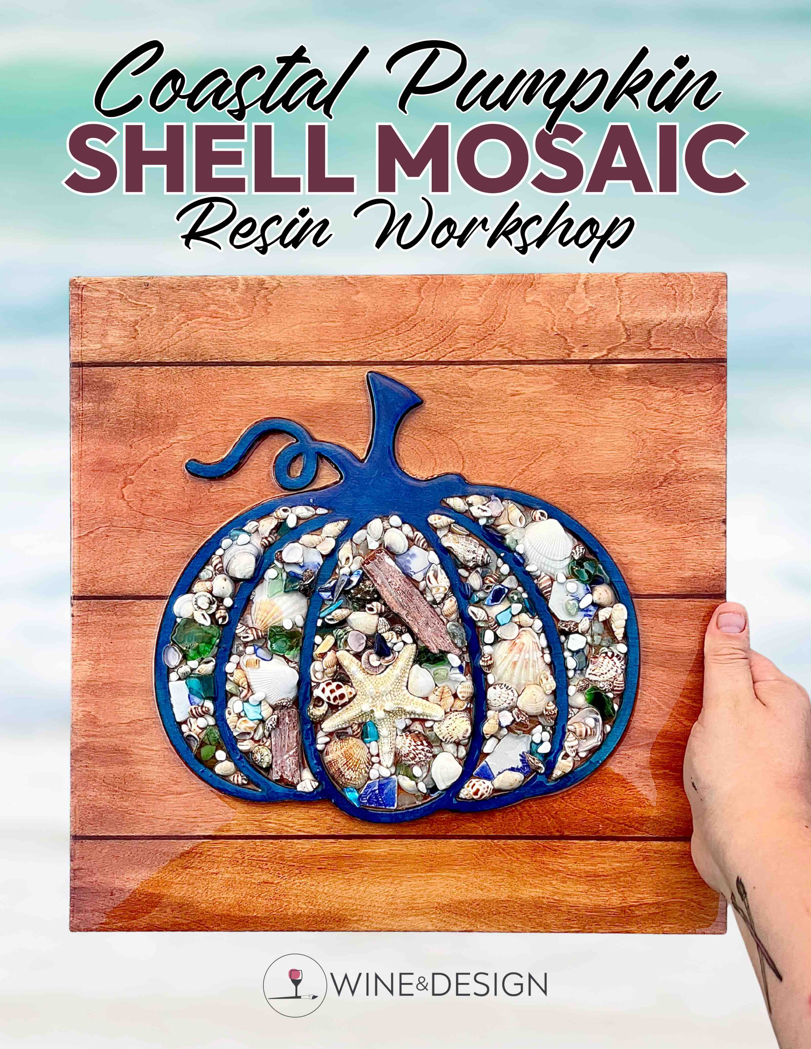 Coastal Pumpkin Shell Mosaic