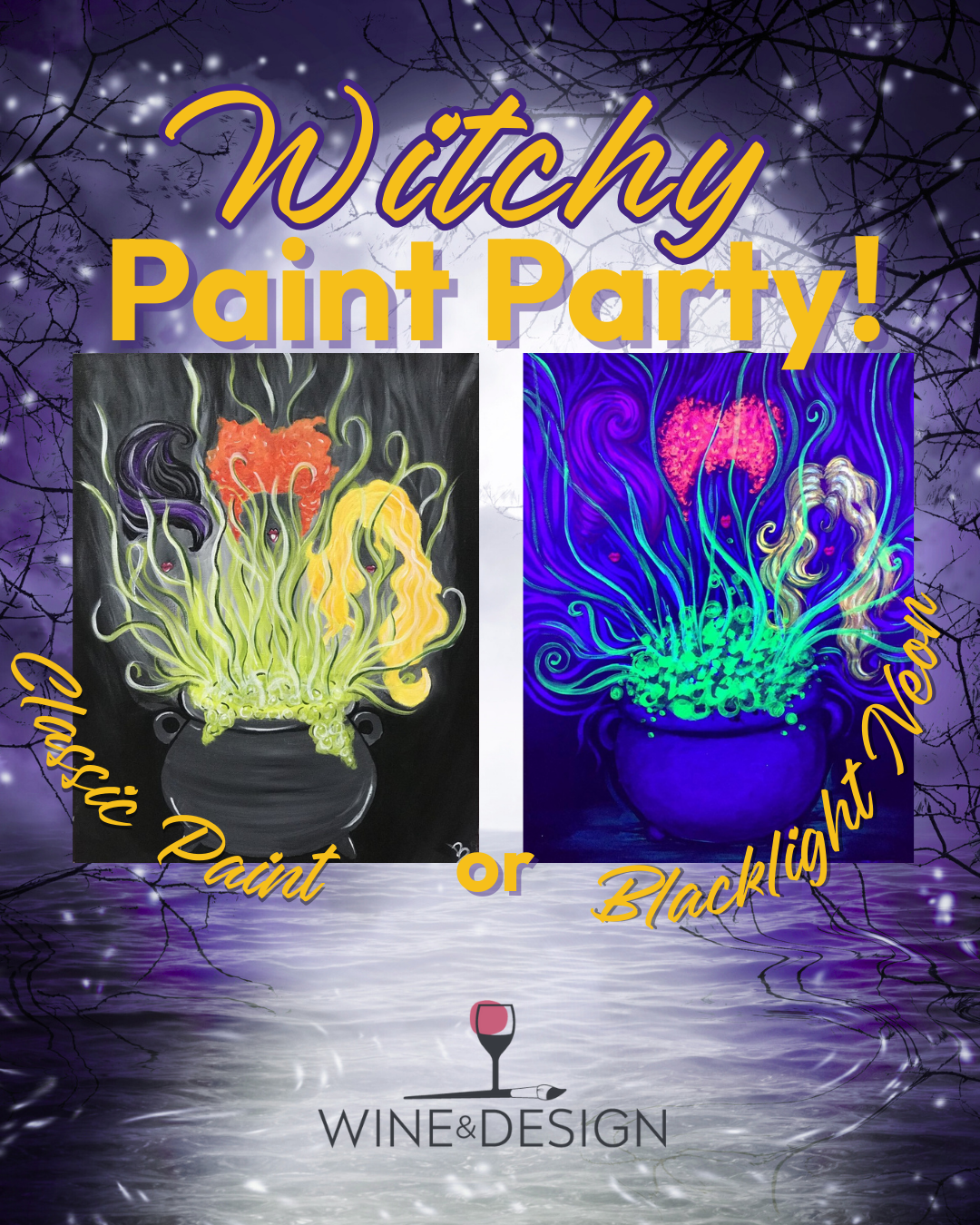 Witchy Paint Party & Trivia Night