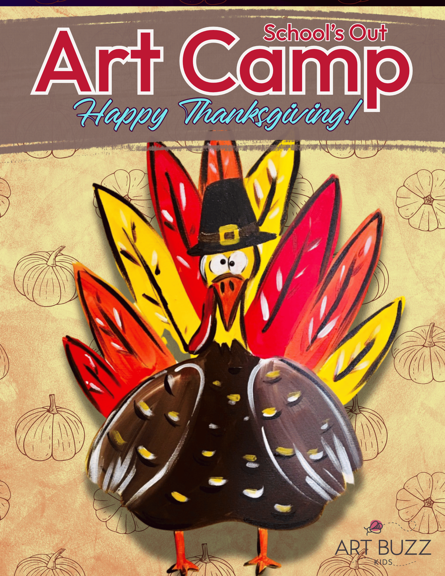 School's Out! 1 -Day Art Camp: Happy Thanksgiving!