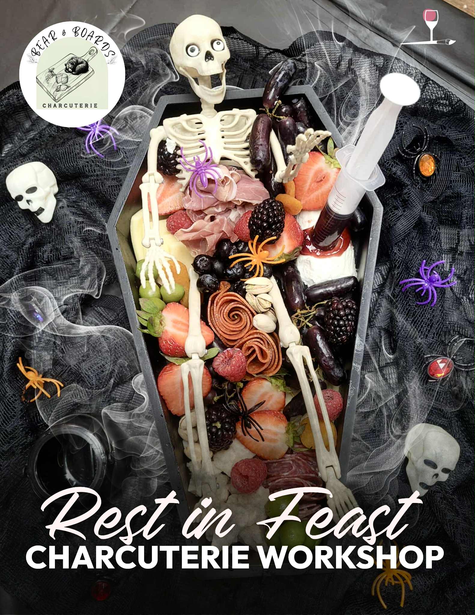 Rest in Feast Charcuterie Workshop with Bear & Boards Charcuterie Co.