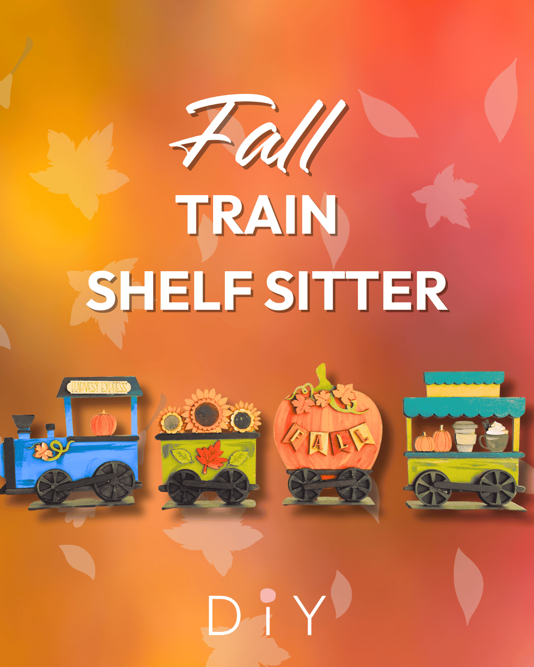 Fall Train Shelf Sitter