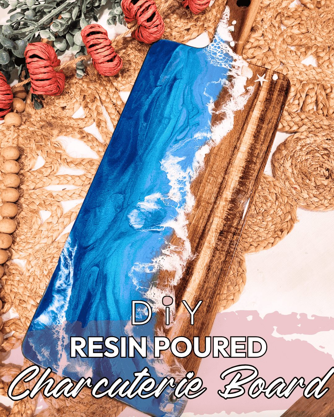 Resin Pour Charcuterie Board