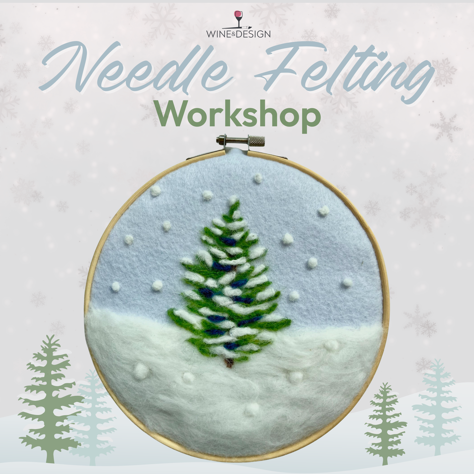 NEW Felted Winter Dreams - Needle Felting Workshop