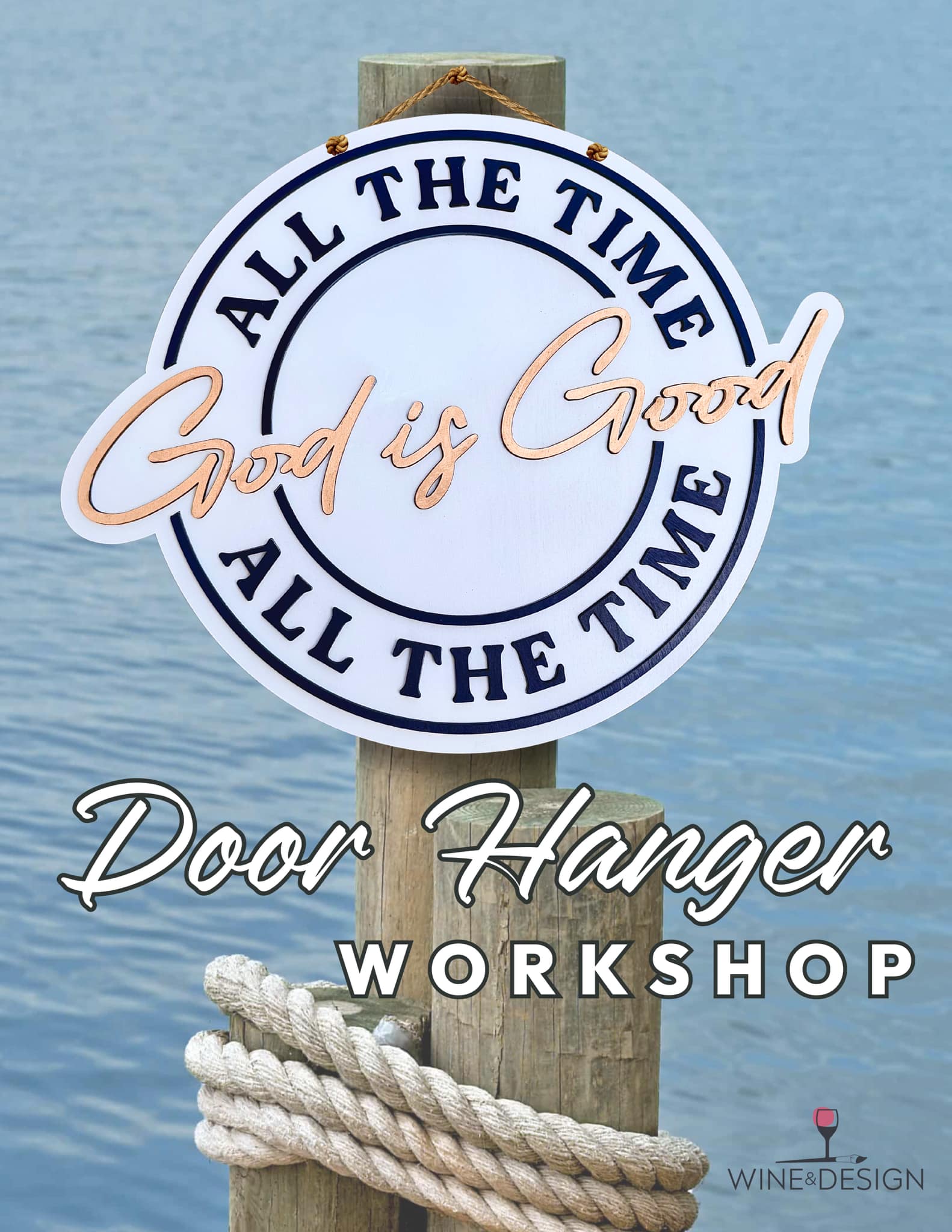 God is Good All The Time Door Hanger Workshop