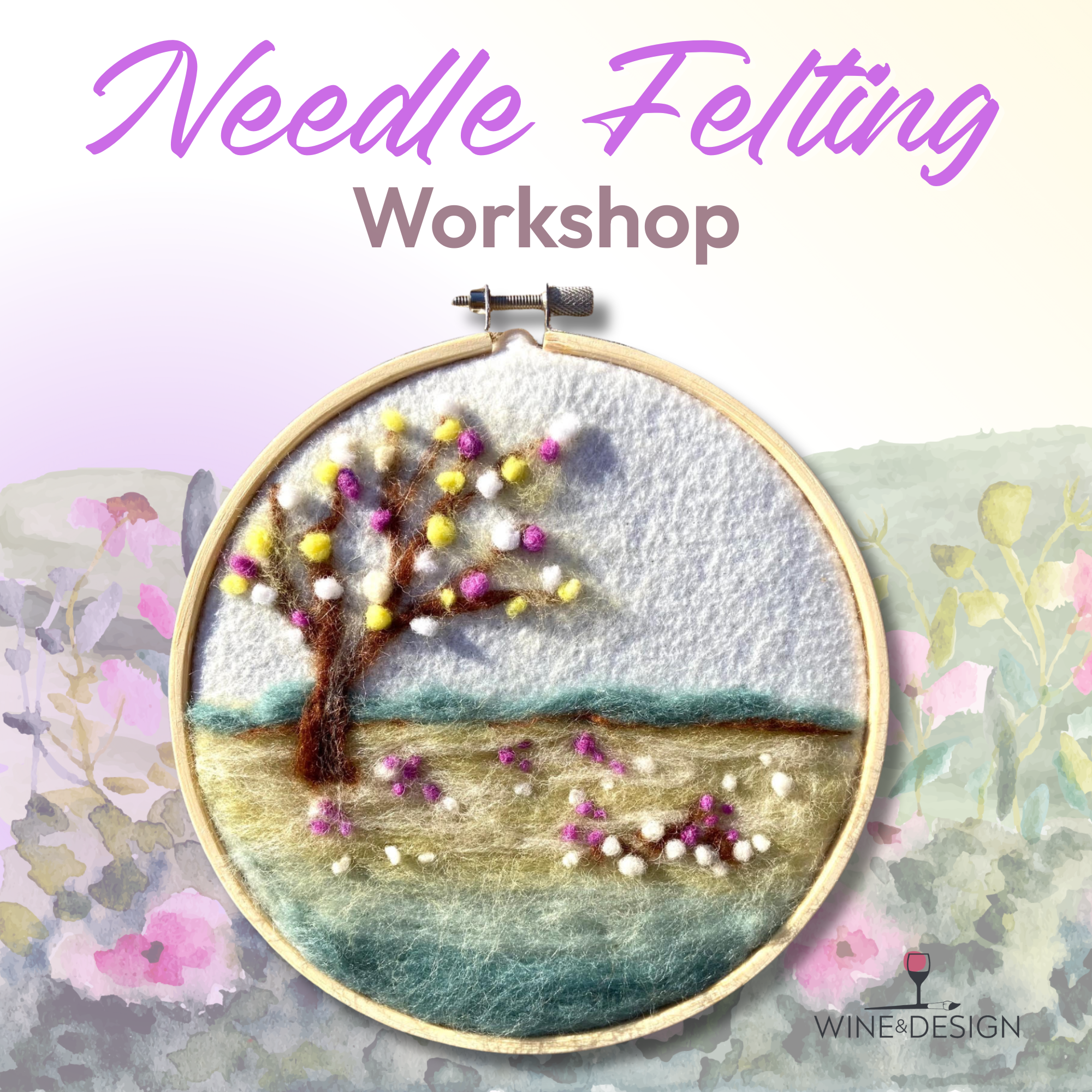 NEW Felted Meadow Blooms Needle Felting Workshop