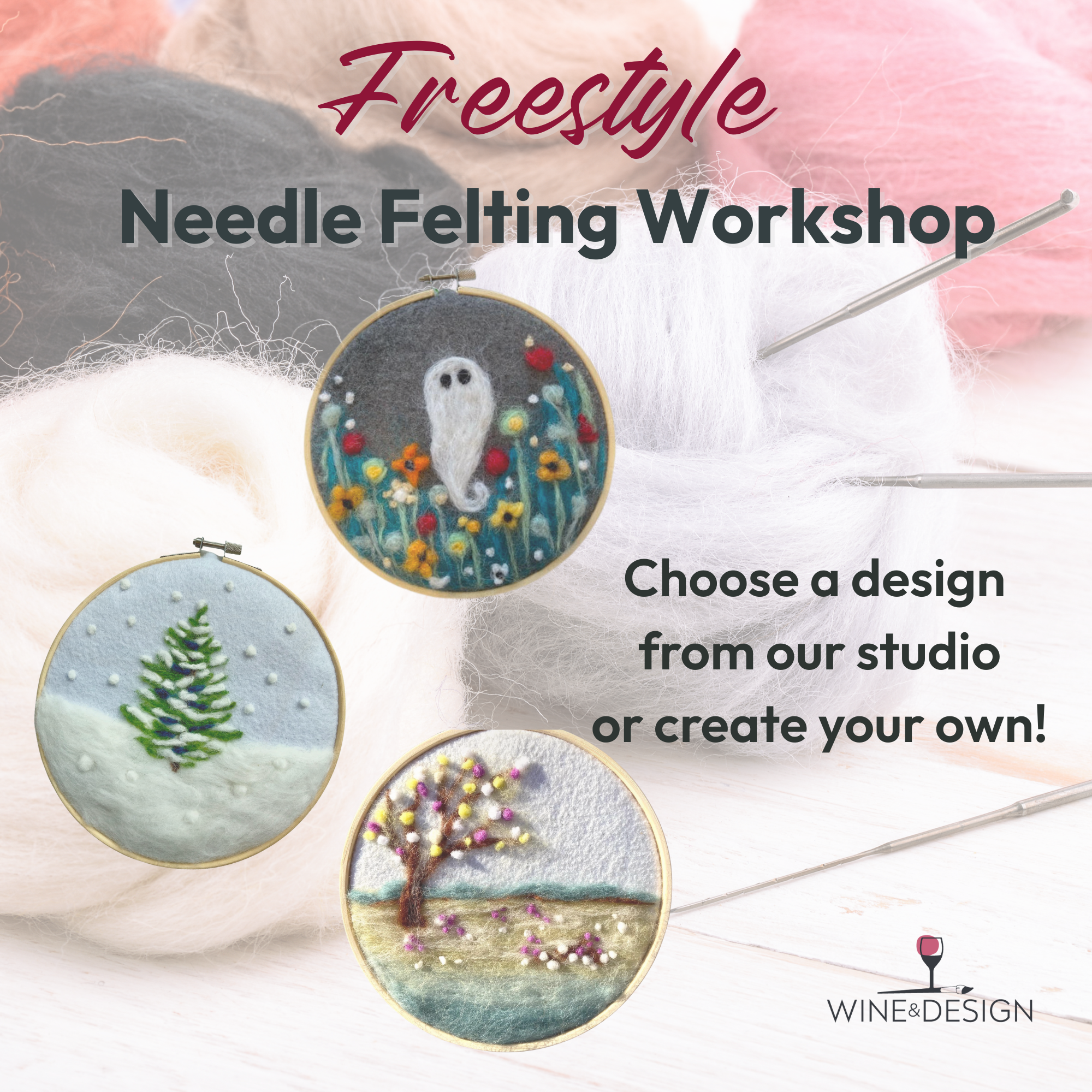 Freestyle Needle Felting | Workshop for 2.5 Hours From 2:00 pm to 5:00 pm