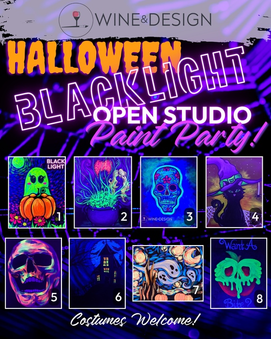 Halloween Open Studio - BLACKLIGHT EDITION!