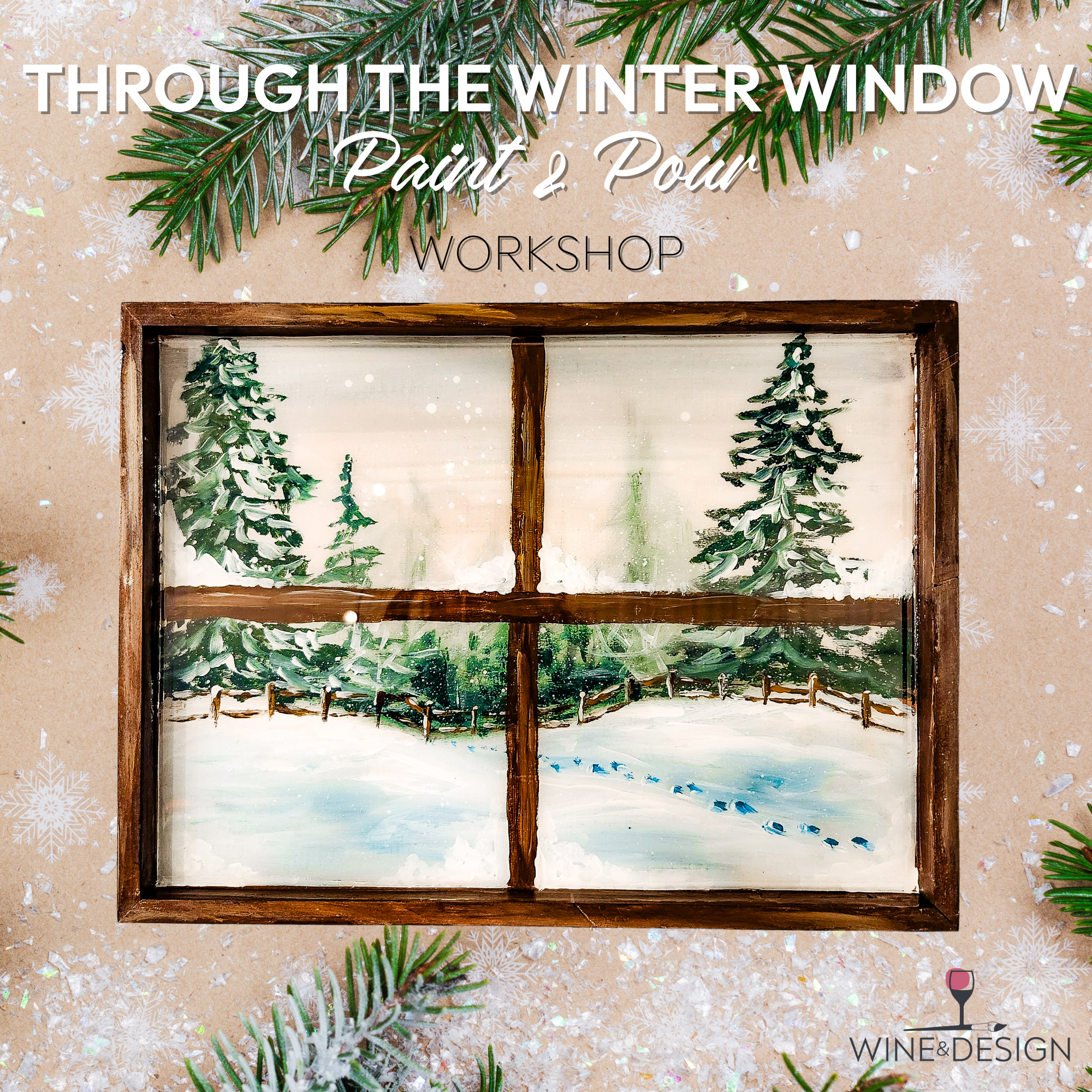 Through the Window | Paint & Pour Workshop