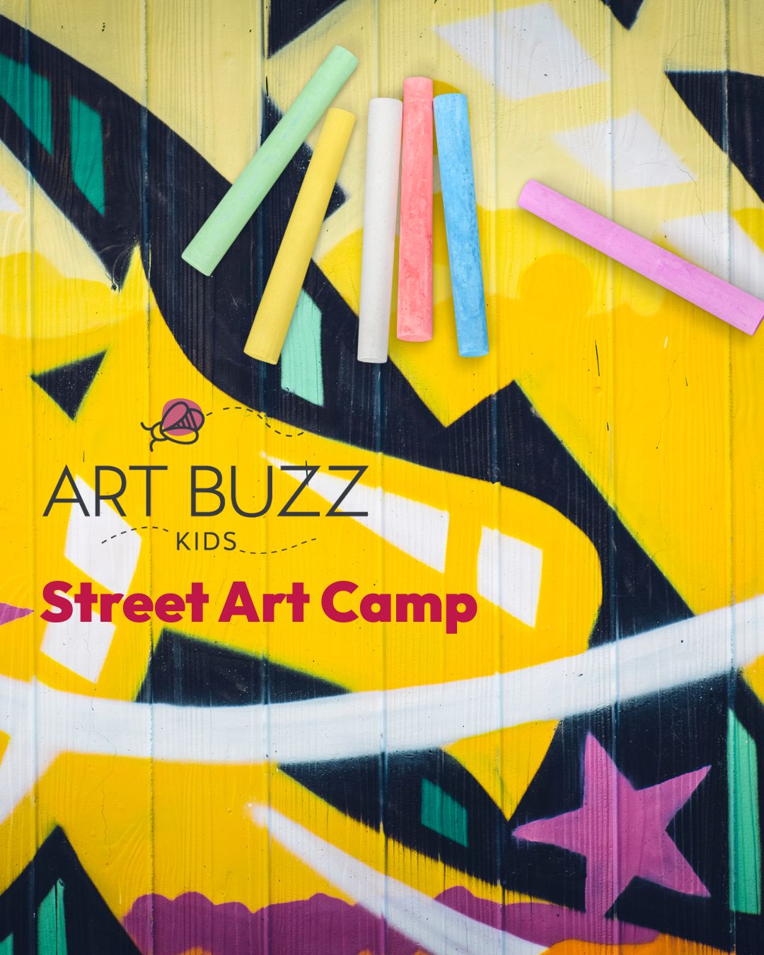 Morning or Combined Art Camp for Ages 5+ - Street Art Camp