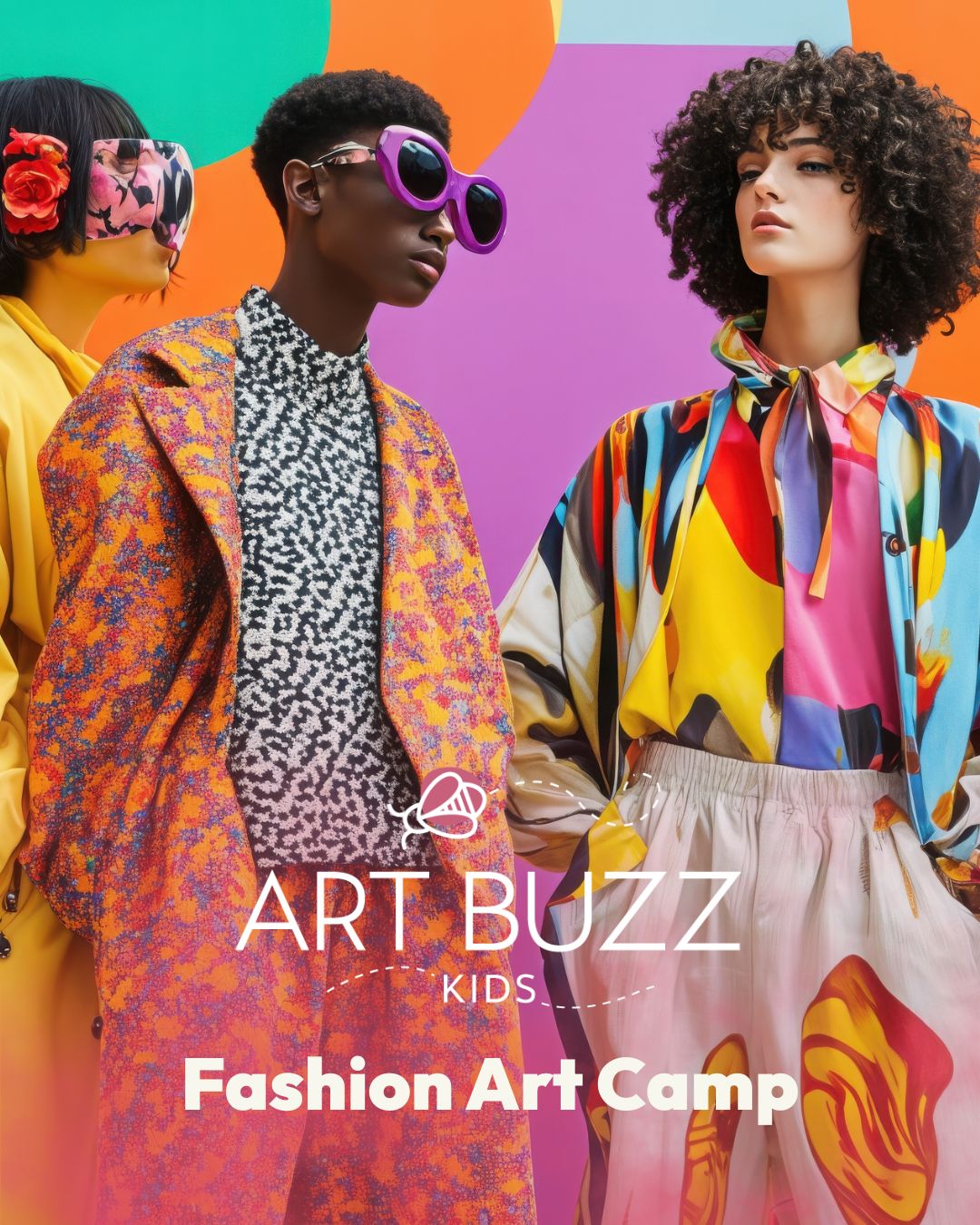 Morning or Combined Art Camp for Ages 5+ - Fashion Art Cam