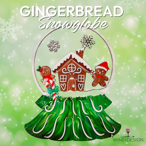 22" Gingerbread Resin Snowglobe Workshop