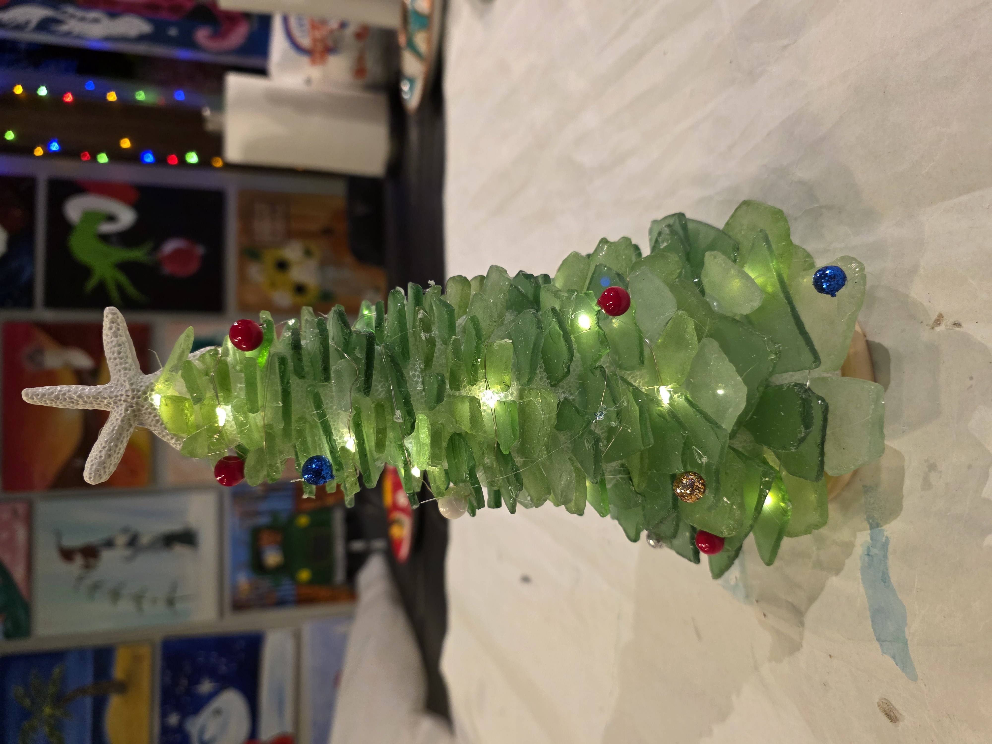 Sea Glass Christmas Tree 
