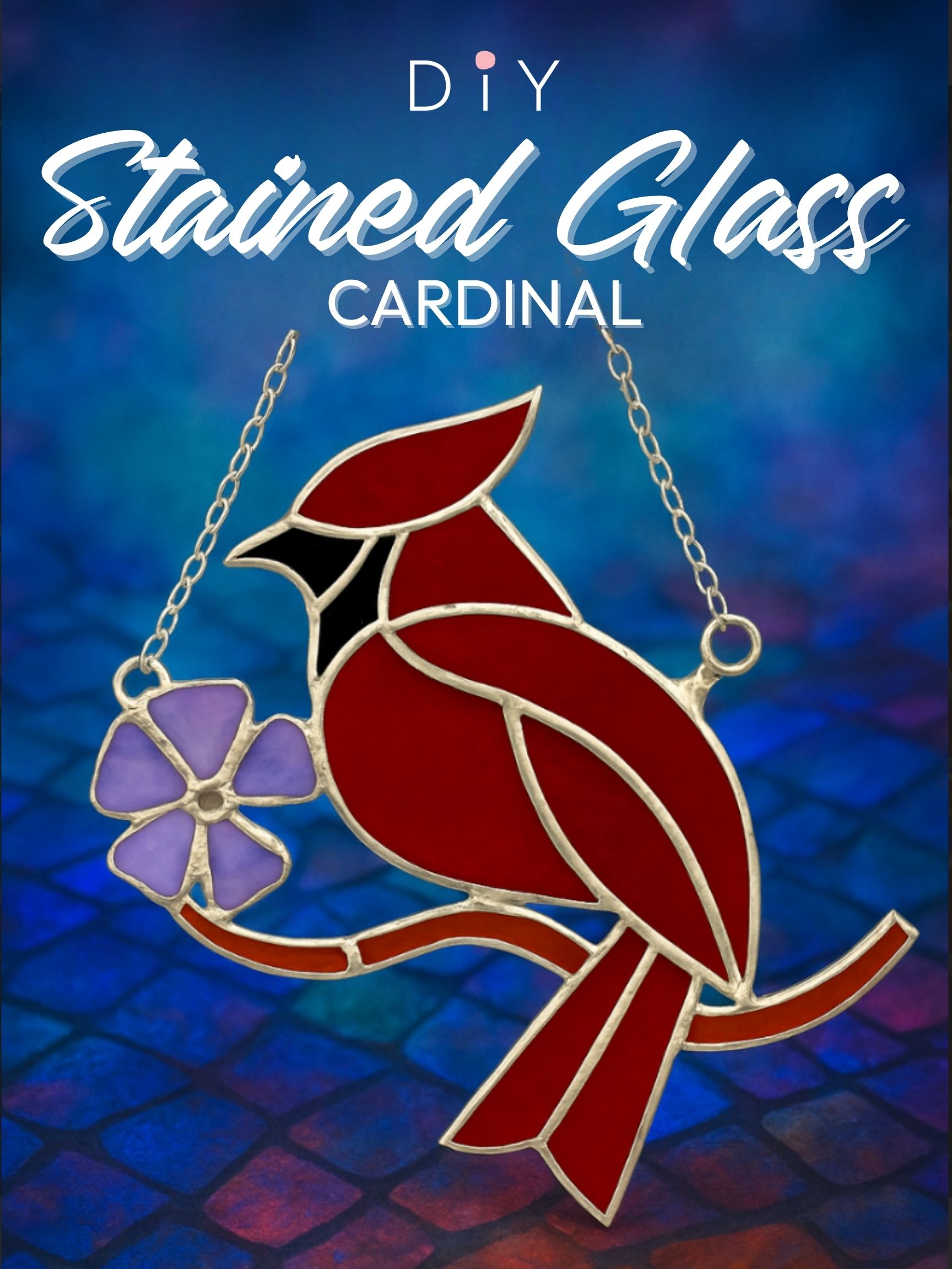 NEW! Stained Glass Cardinal