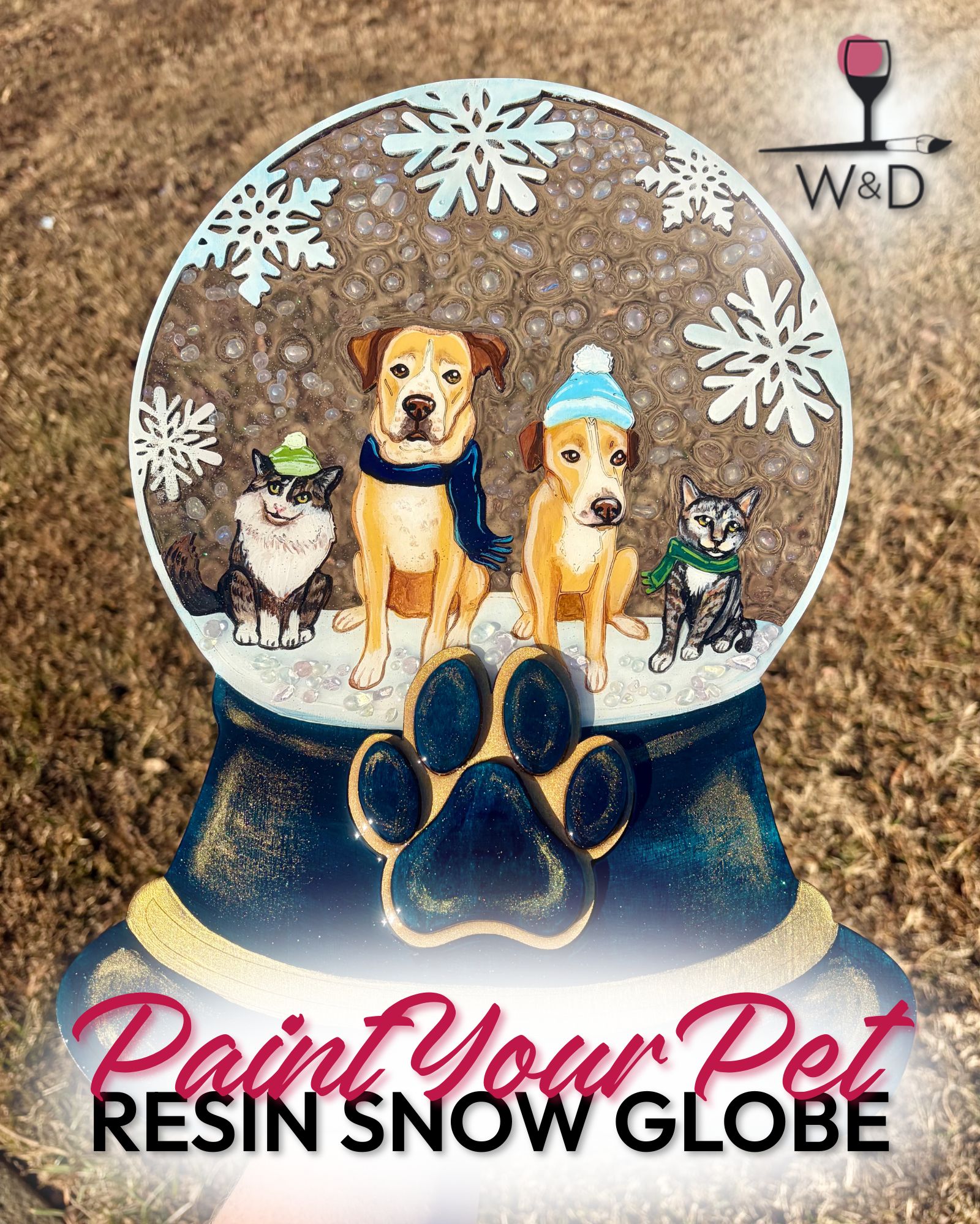 Resin Pet Snow Globe | CHRISTMAS IN. JULY