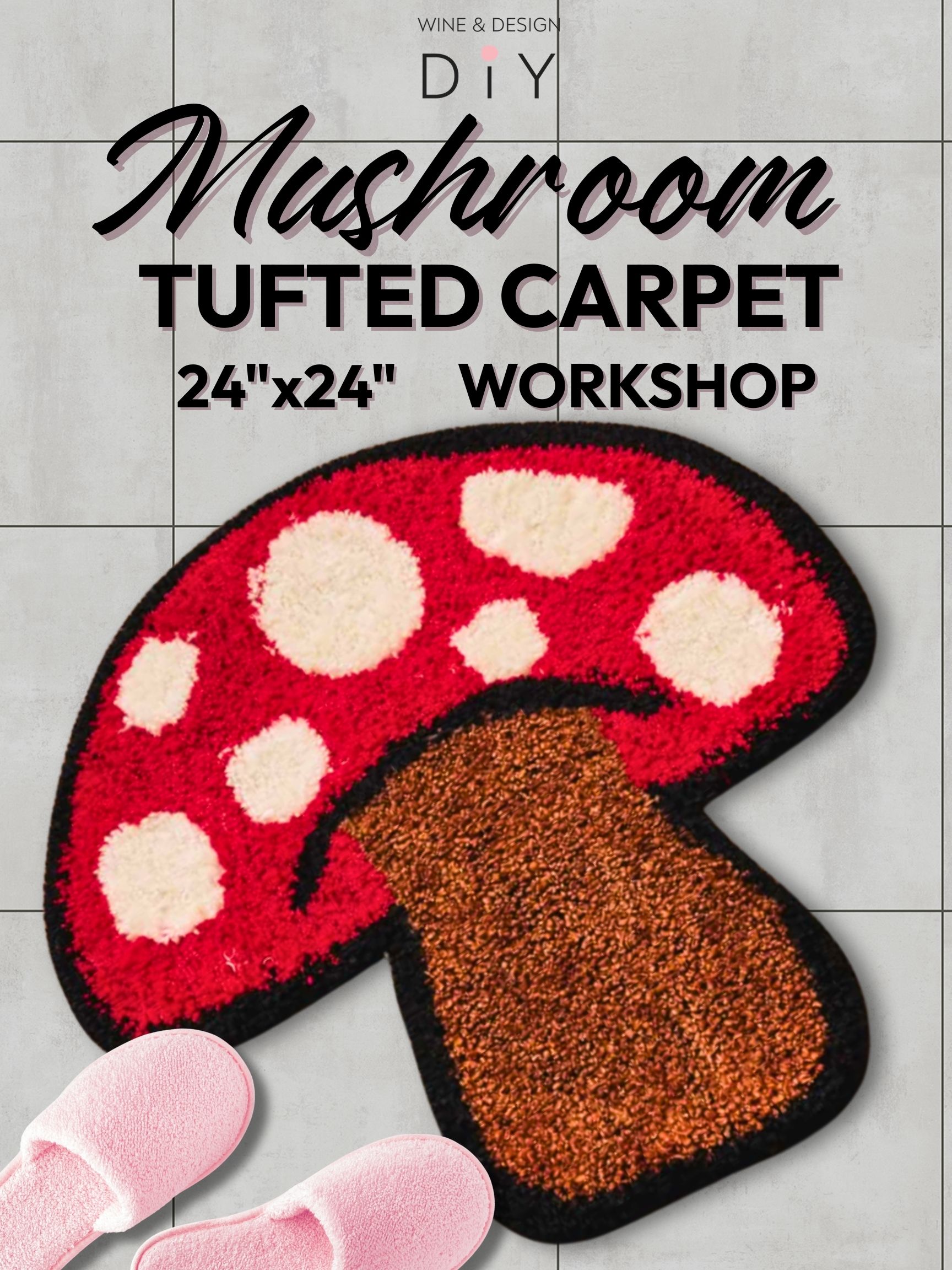 Mushroom Rug Making Workshop *3 hours*