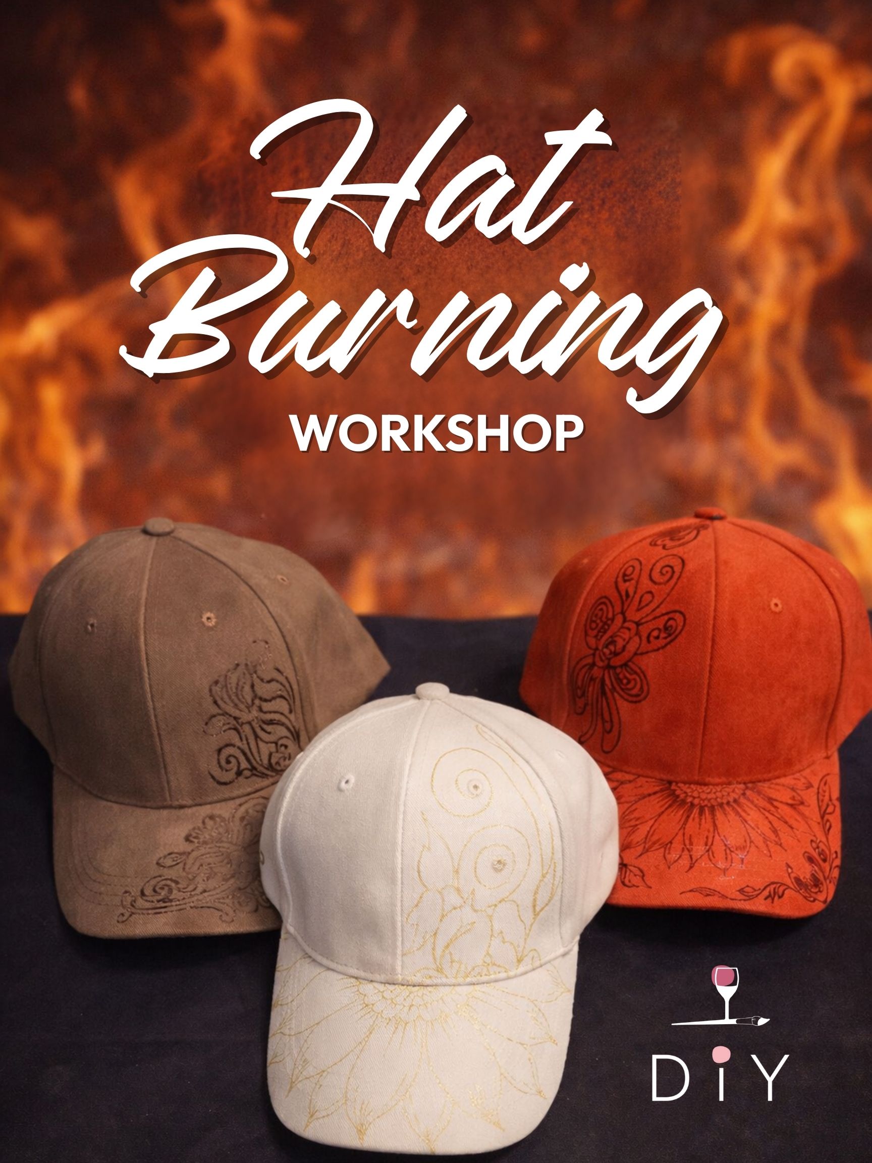 4 SEATS LEFT! Ball Cap Hat Burning + Hat Bar