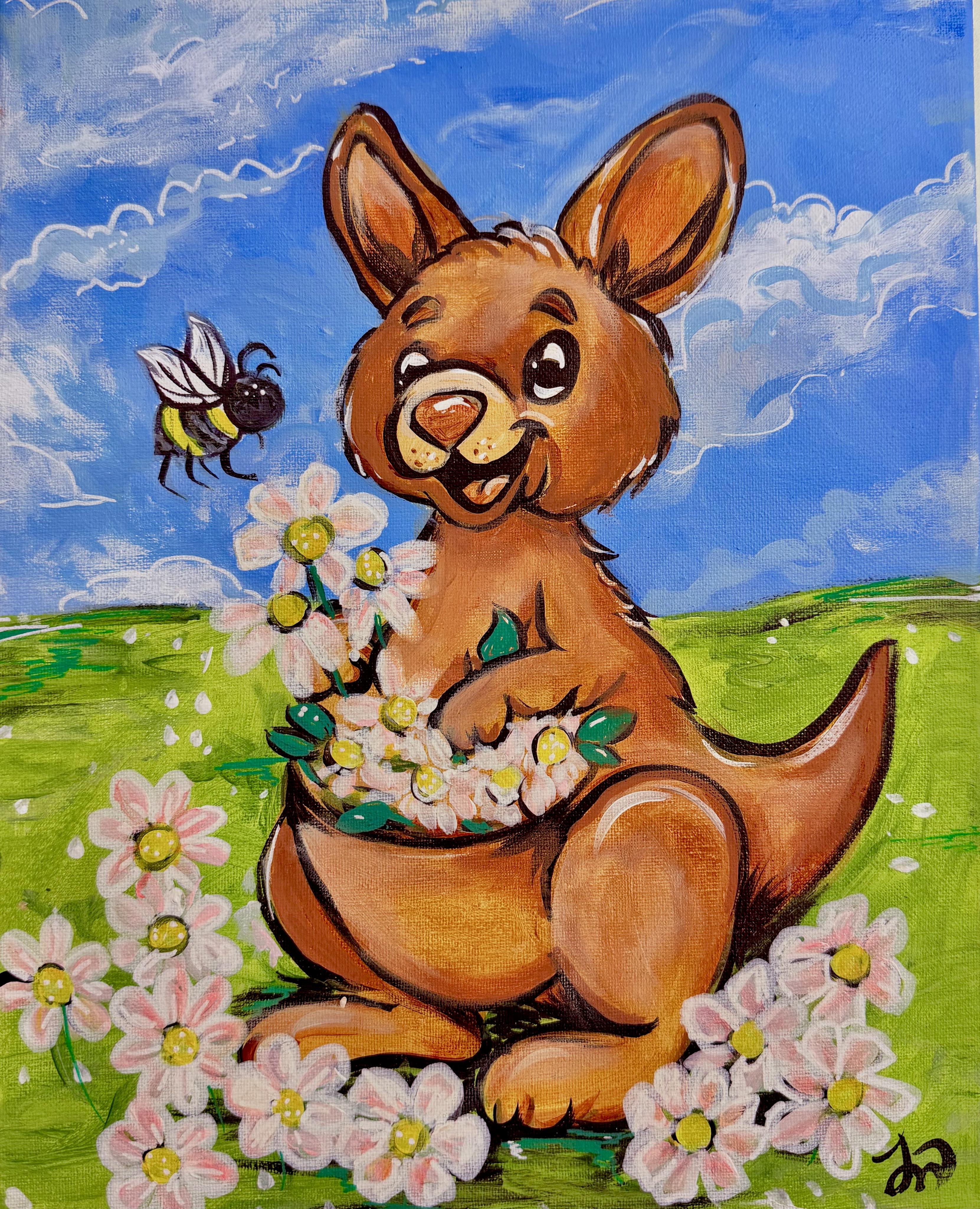 SOLD OUT! Paint & Party with Baby Kangaroos!