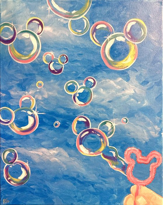 $30 TUESDAY FAMILY PAINT! | MAGIC BUBBLES