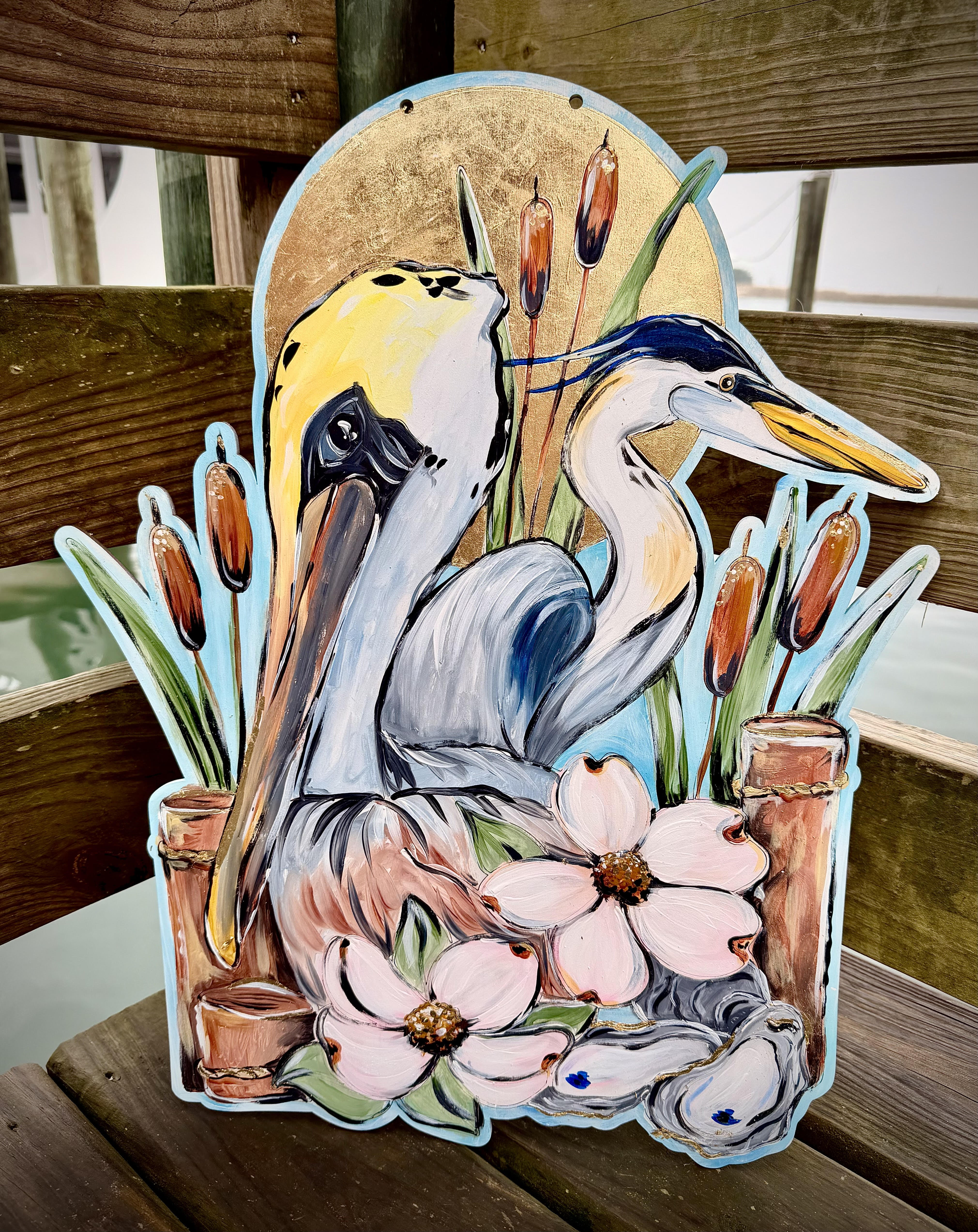Golden Waterfowl Door Hanger Workshop (3 Hour Event)