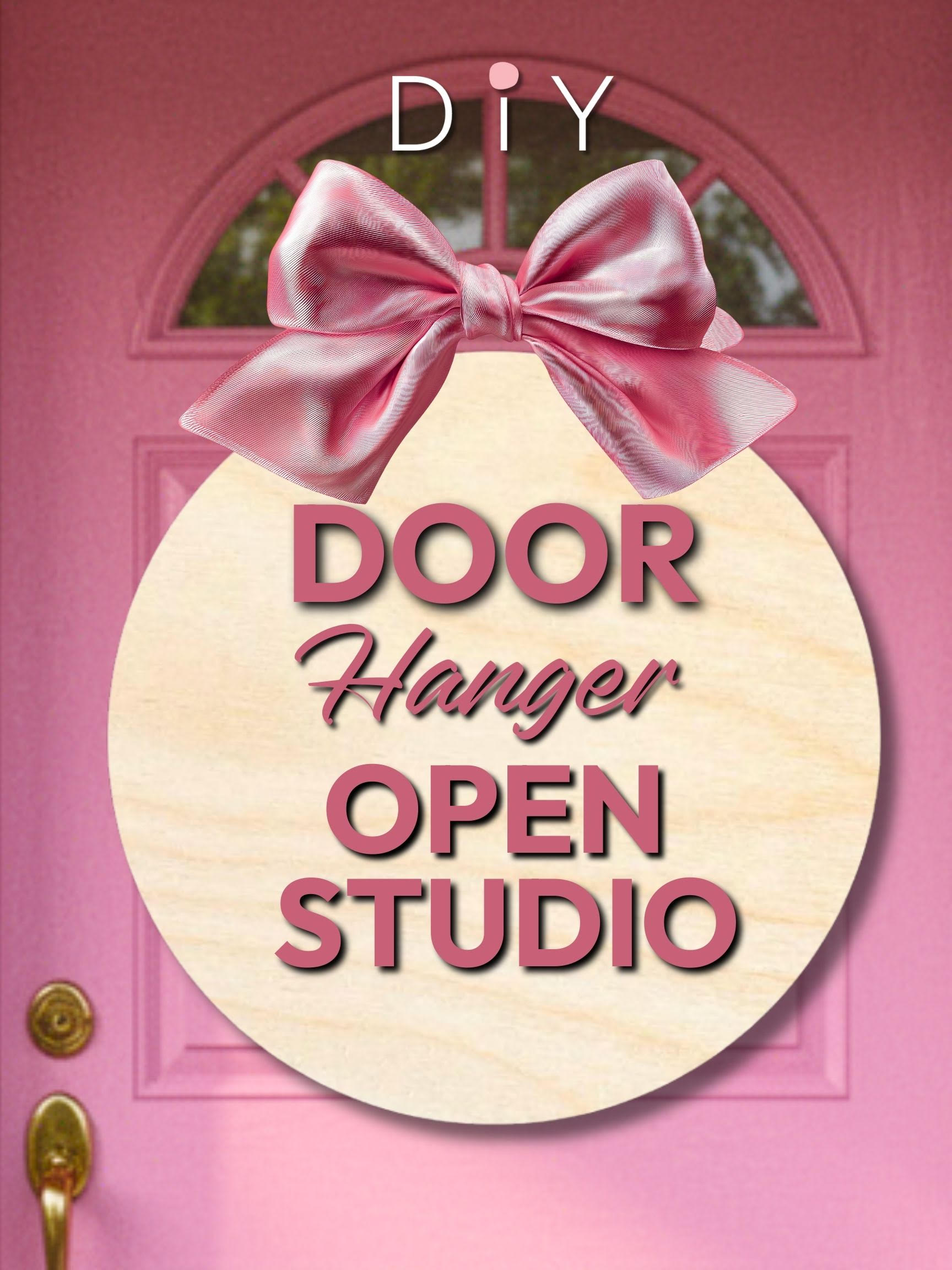 Door Hanger Open Studio