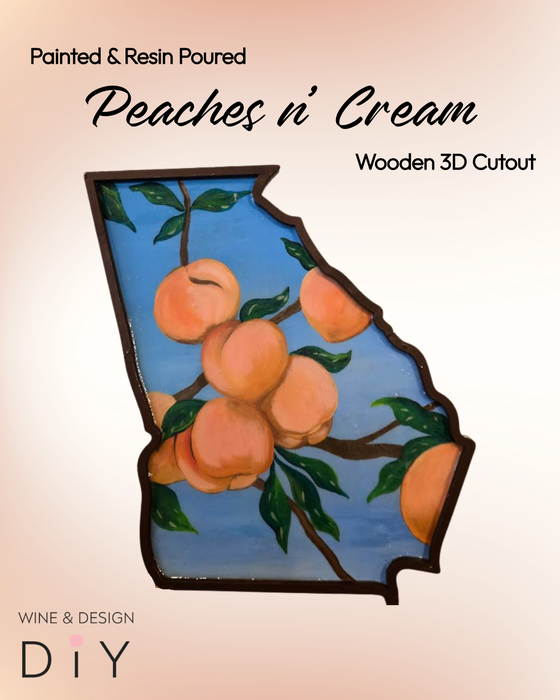 PEACHES N' CREAM PAINT AND RESIN **CHOOSE YOUR STATE**