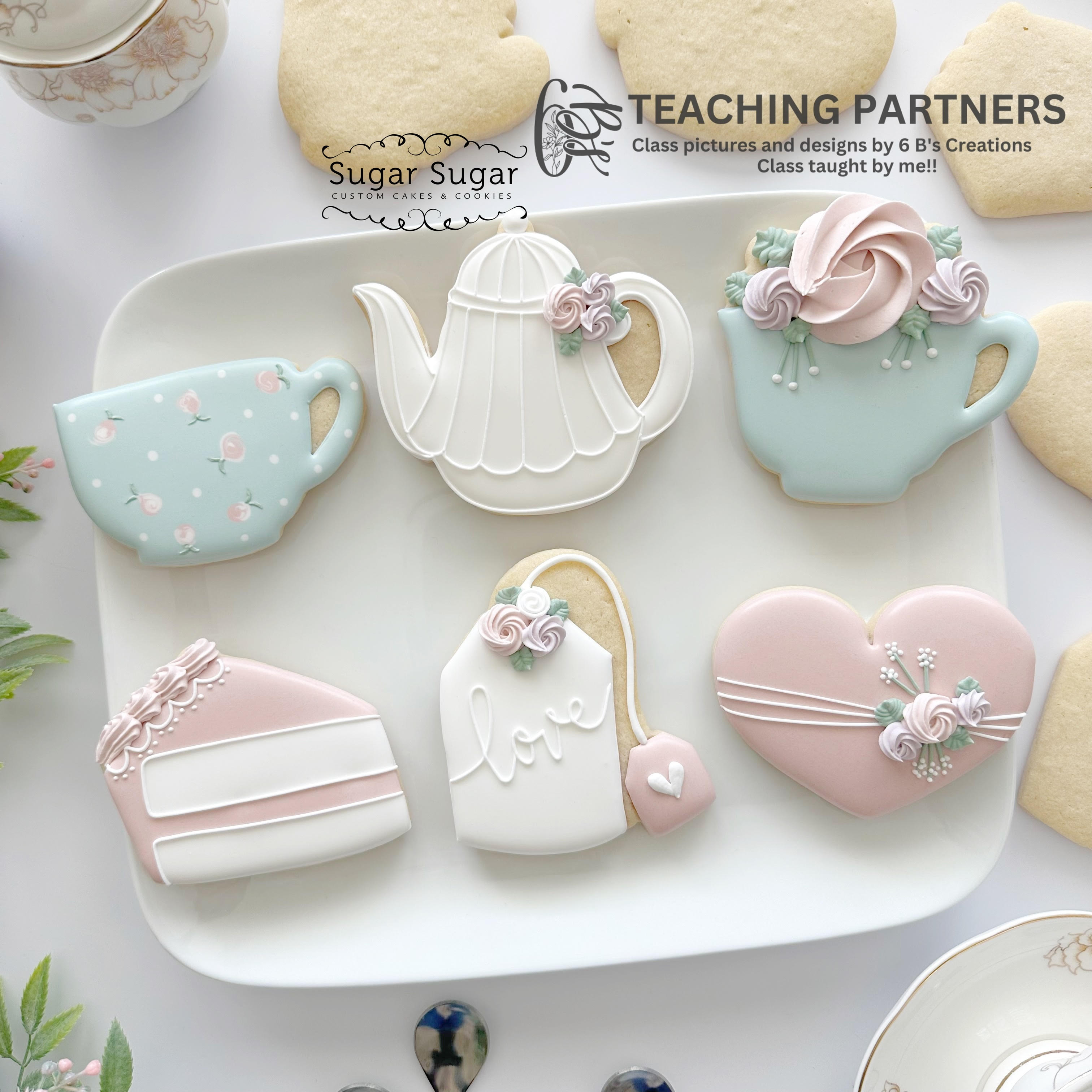 Mother's Day Tea Set Cookie Decorating!