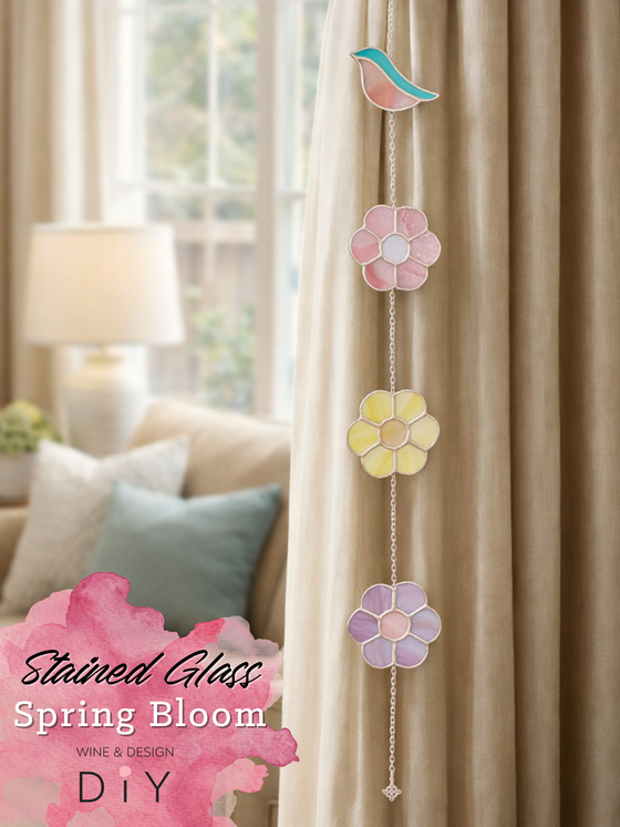 Spring Flowers Stained Glass Workshop 12:00pm-2:30pm