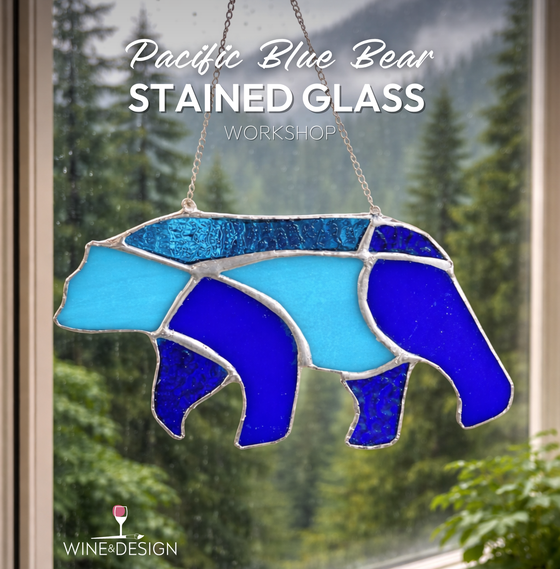 10 SPOTS LEFT: Introduction to Stained Glass Bear