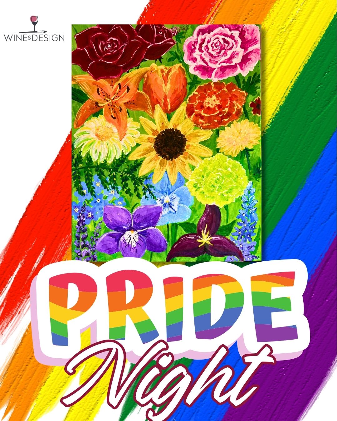 Pride Night Rainbow Garden