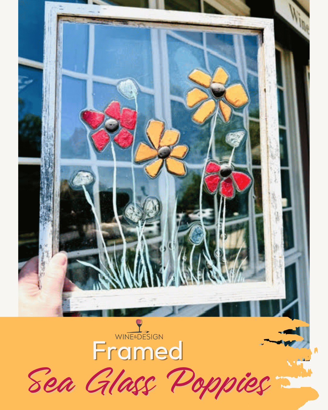 Framed Florals with Sea Glass in Resin | Workshop