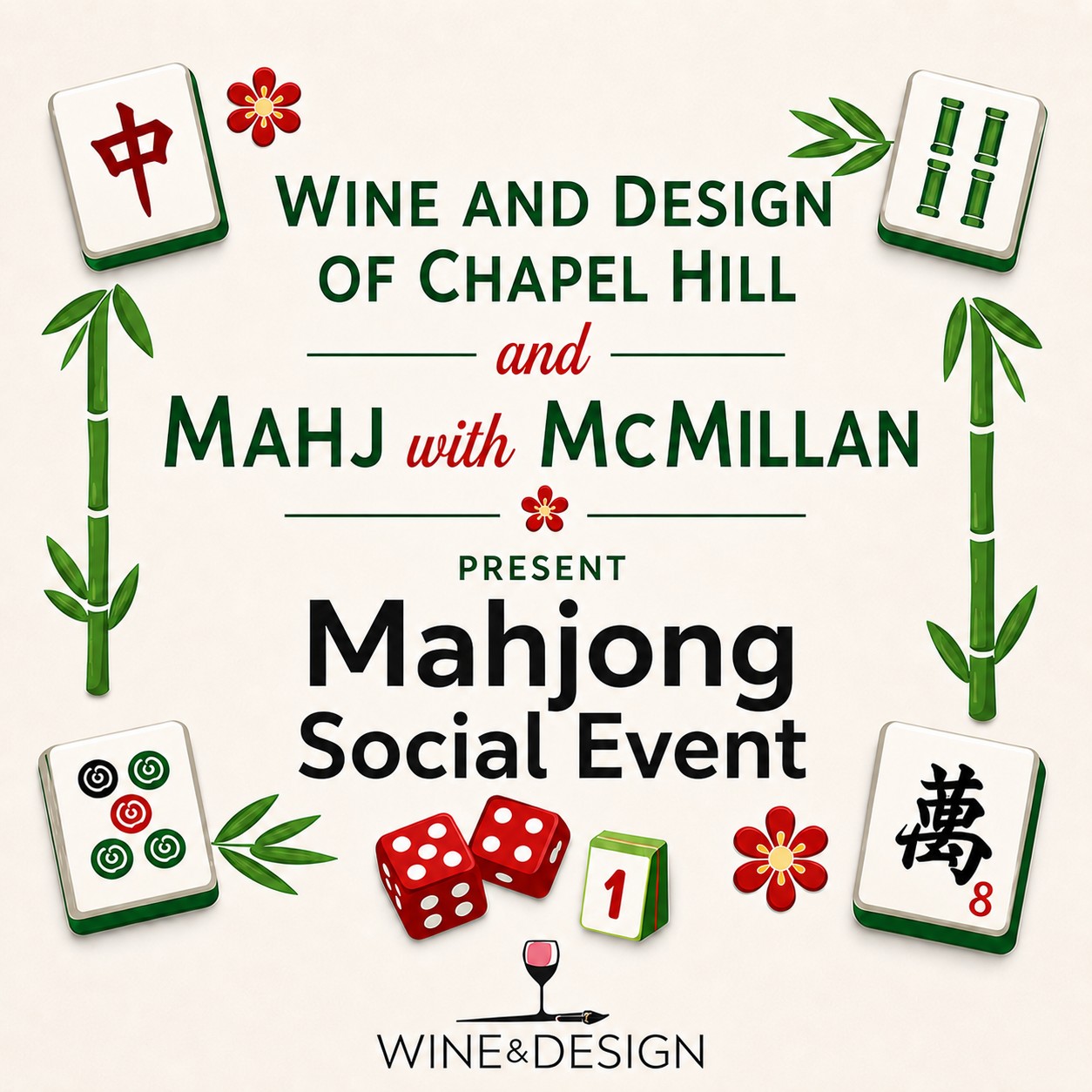 MAHJONG- Open And Guided Play Session Only- No Taught Lessons This Session